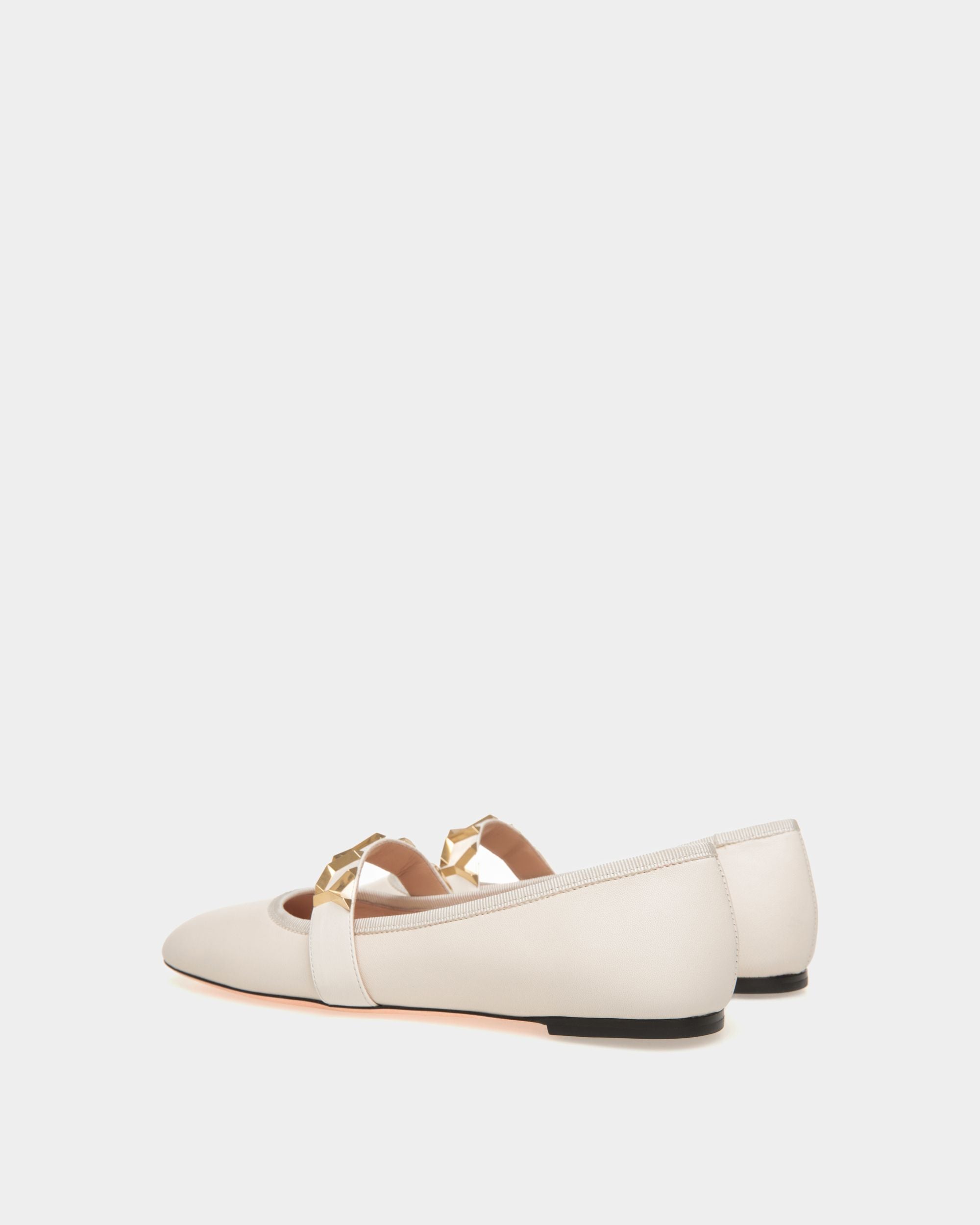 Ballerina Ballyrina In Pelle Bianca - Donna - Bally - 03