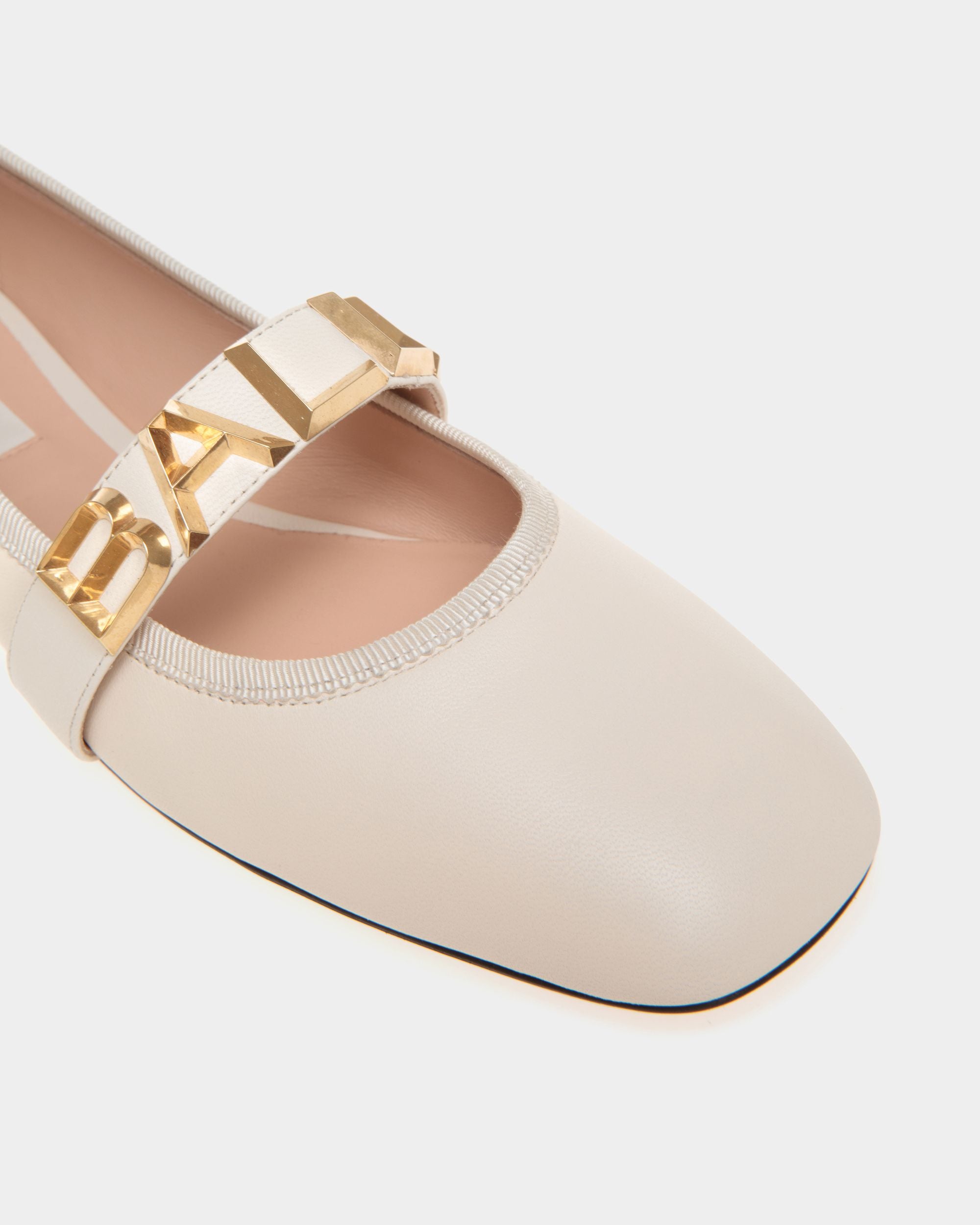 Ballerina Ballyrina In Pelle Bianca - Donna - Bally - 04