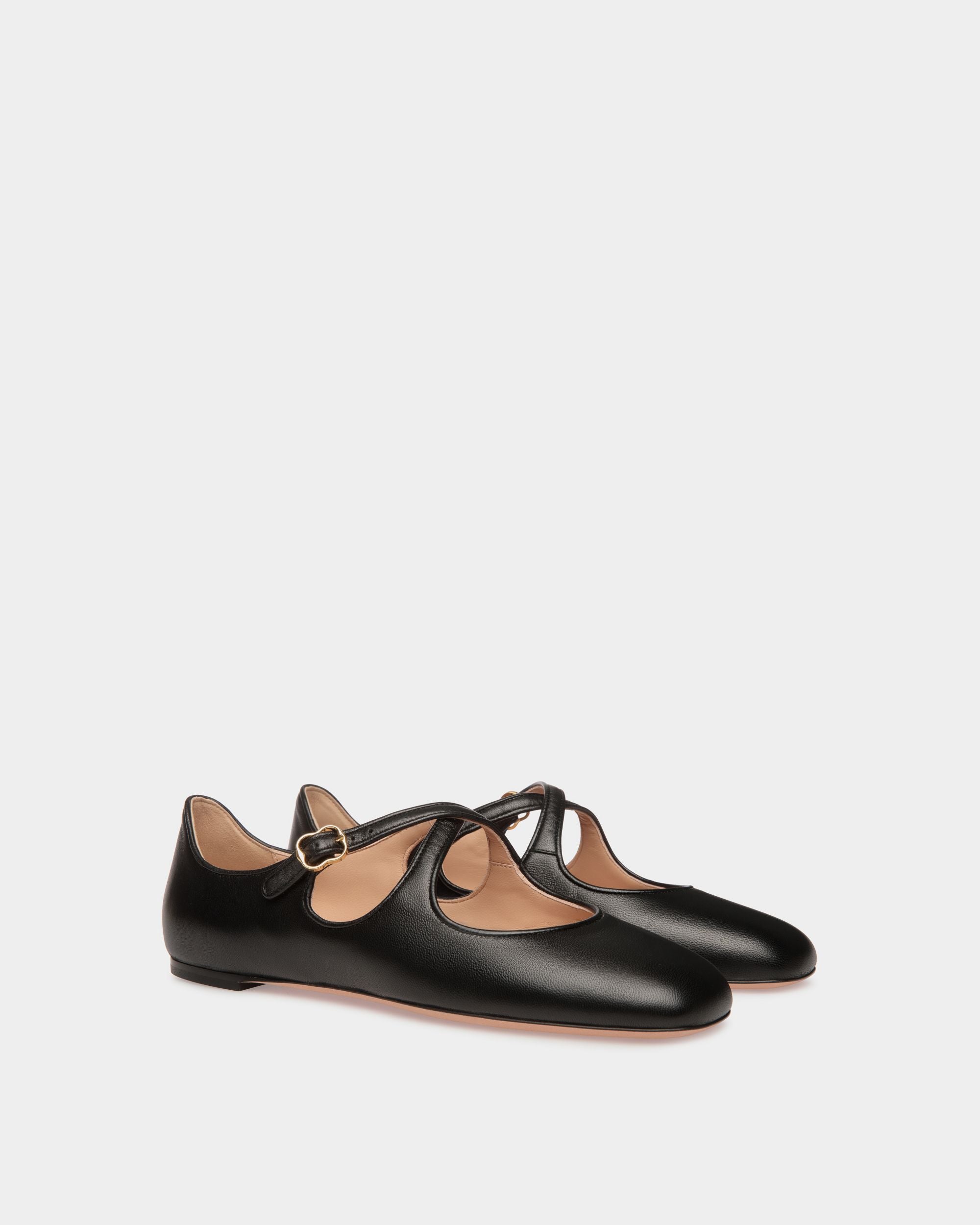 Ballerina Ballyrina In Nappa Nera - Donna - Bally - 03