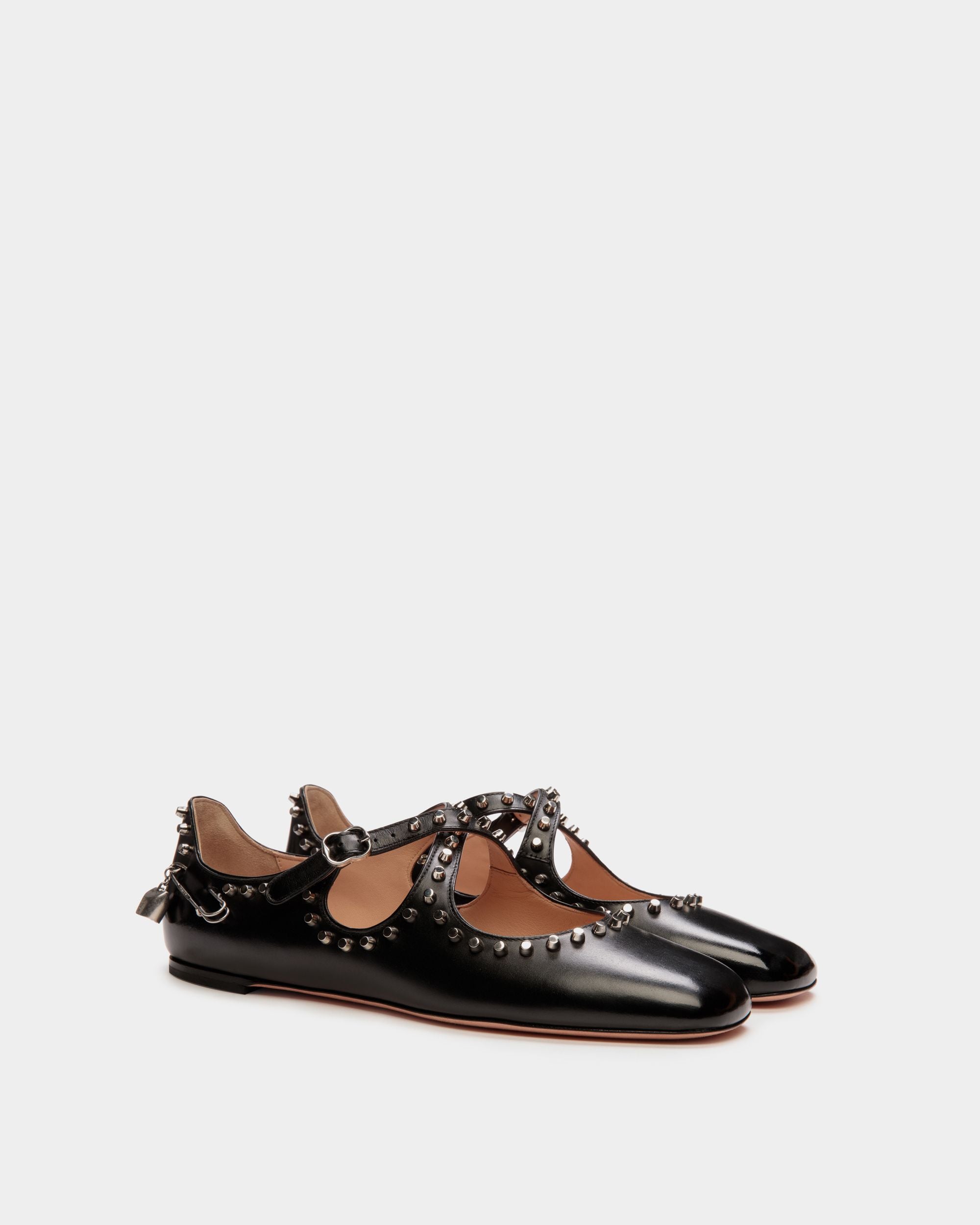 Ballerina Ballyrina In Pelle Nera - Donna - Bally - 03