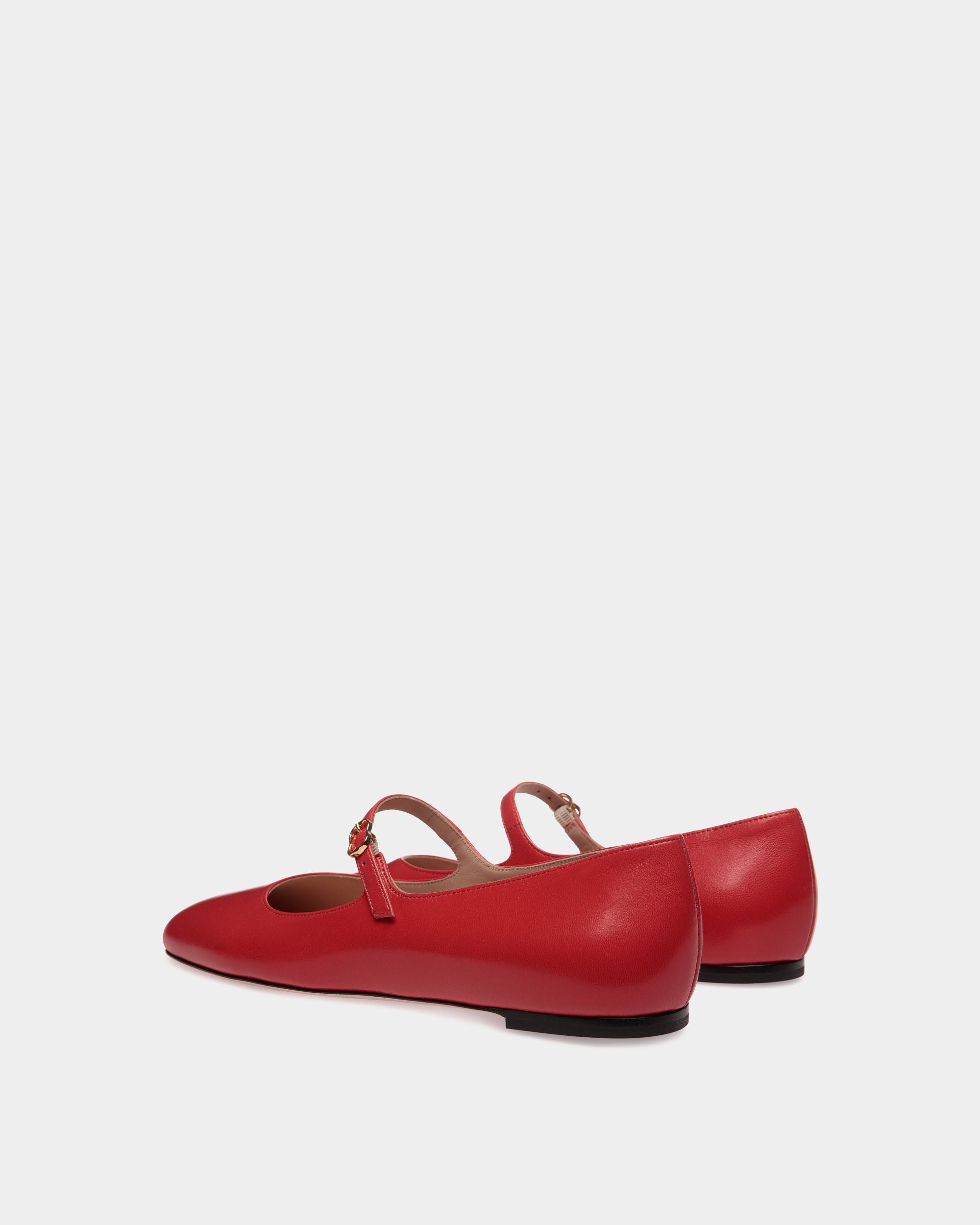Ballerina Ballyrina In Pelle Candy Red - Donna - Bally - 03