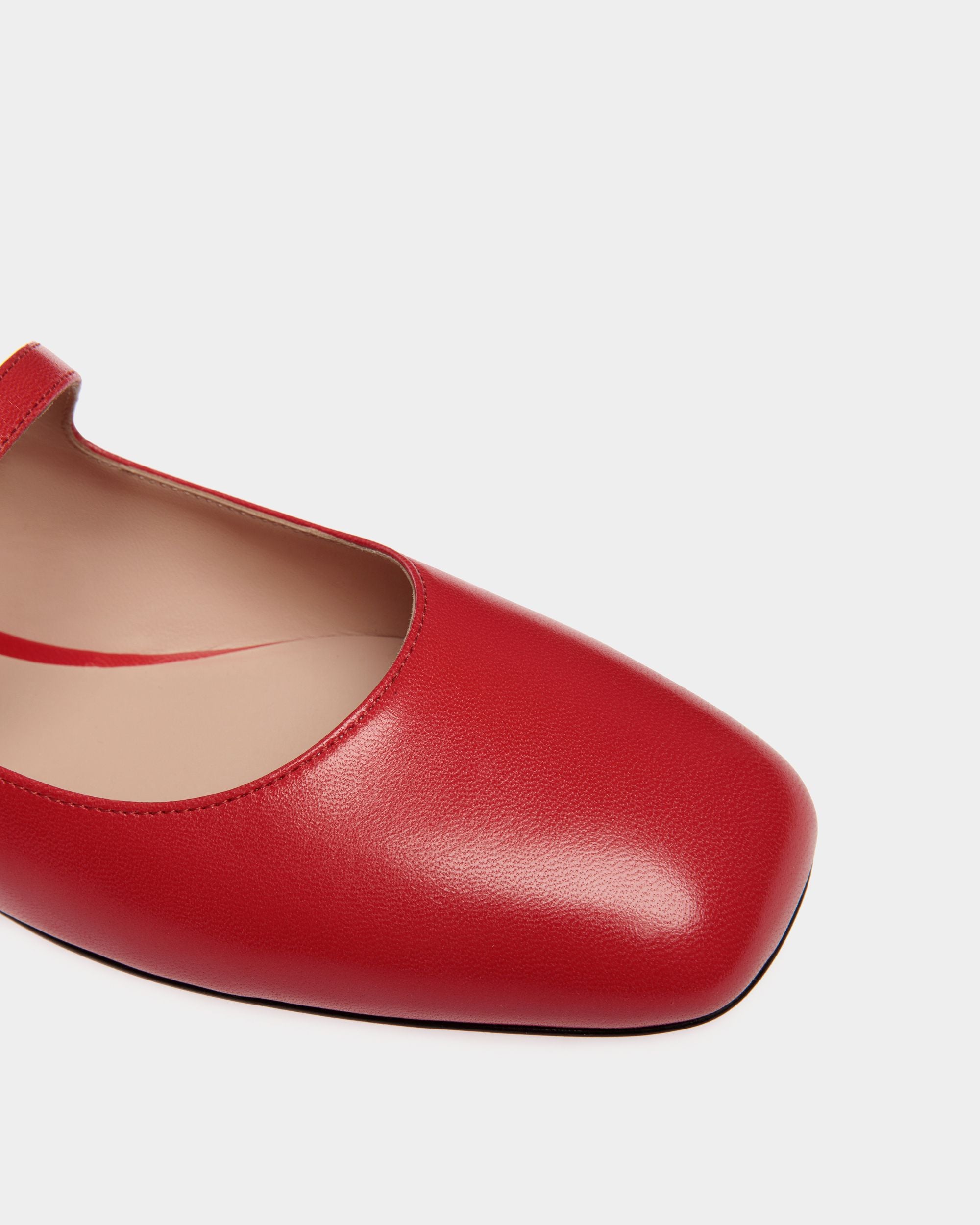 Ballerina Ballyrina In Pelle Candy Red - Donna - Bally - 04