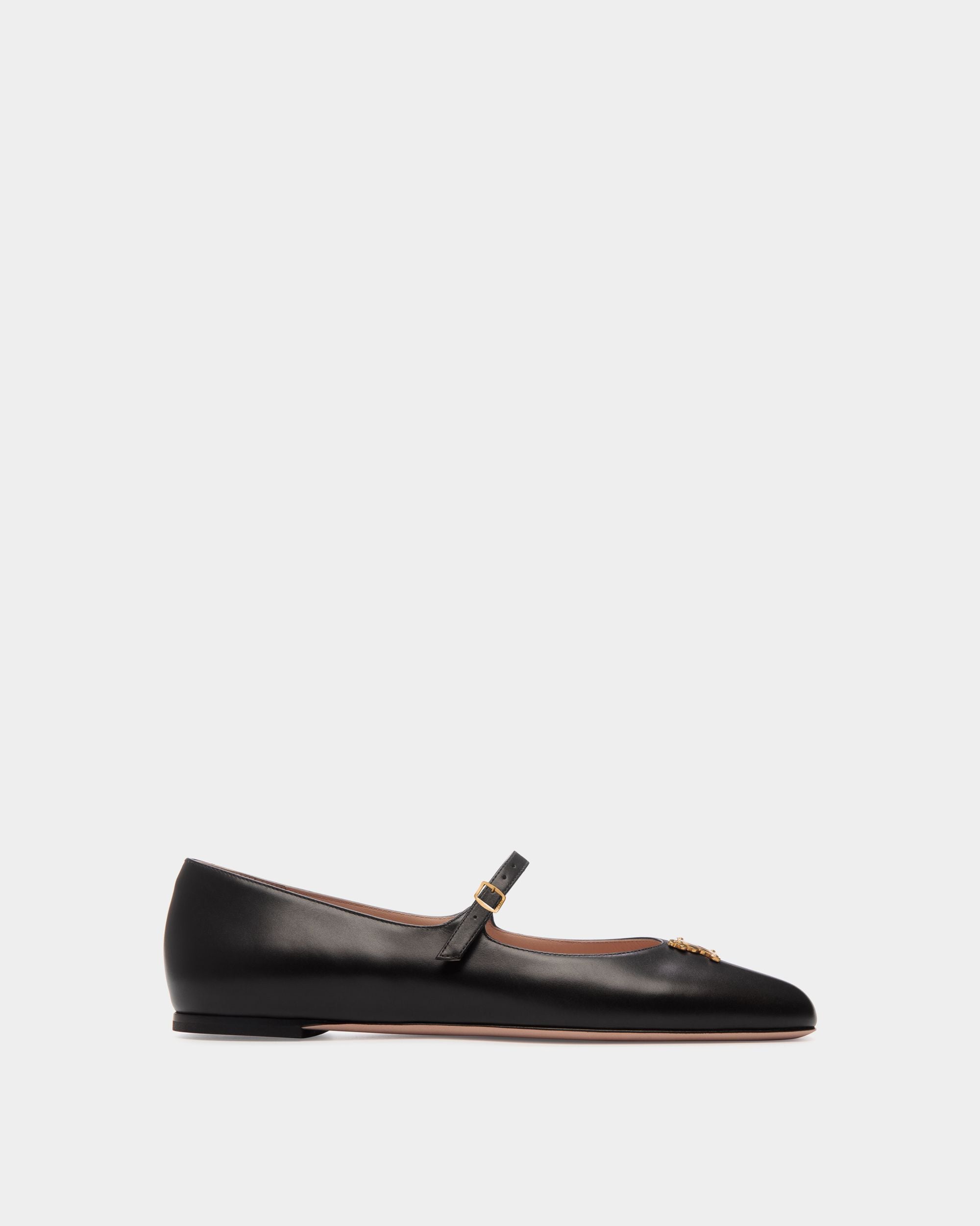 Ballerina Mary Jane Ballyrina In Pelle Nera - Donna - Bally - 01