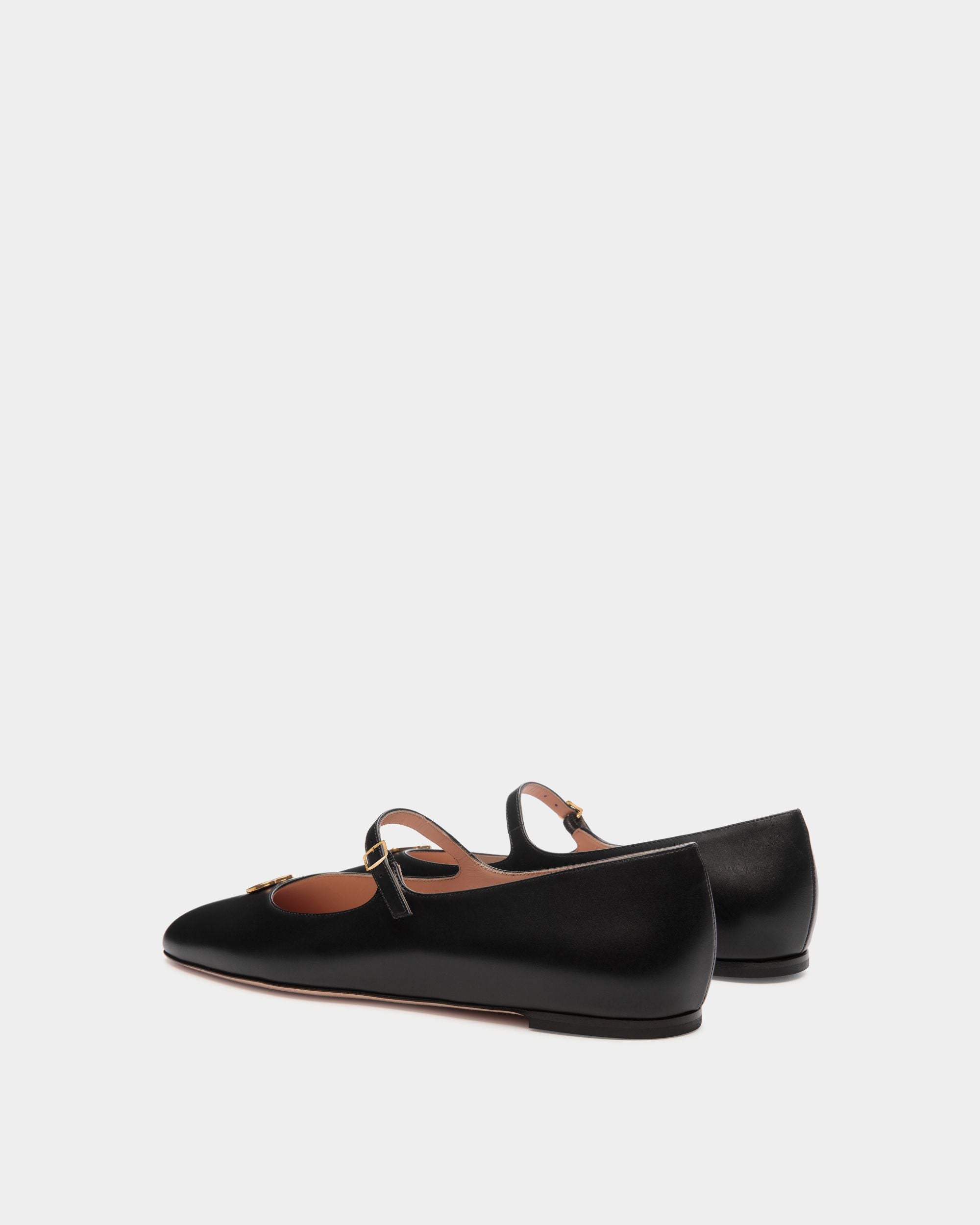 Ballerina Mary Jane Ballyrina In Pelle Nera - Donna - Bally - 04