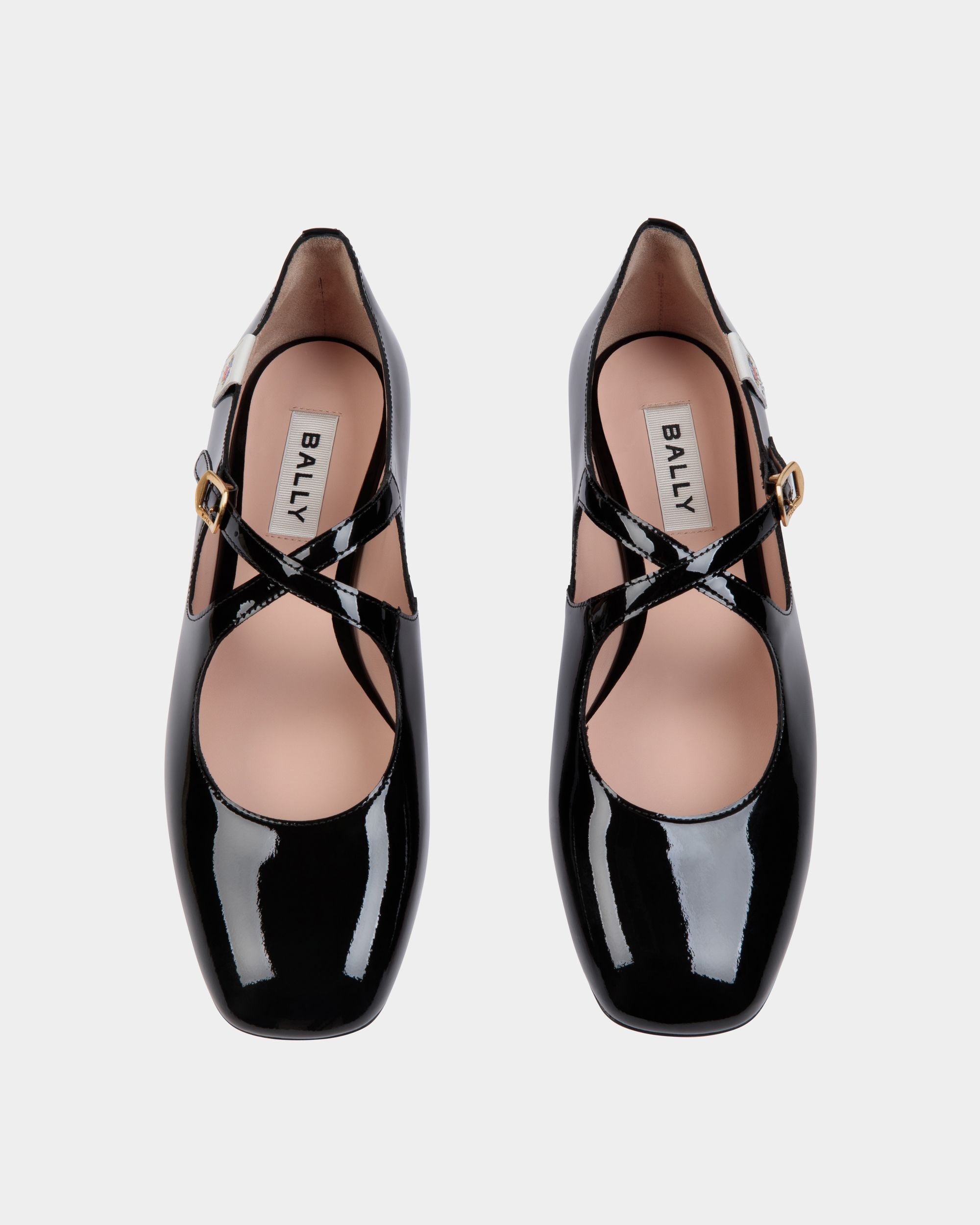 Ballerina Ballyrina In Pelle Verniciata Nera - Donna - Bally - 04
