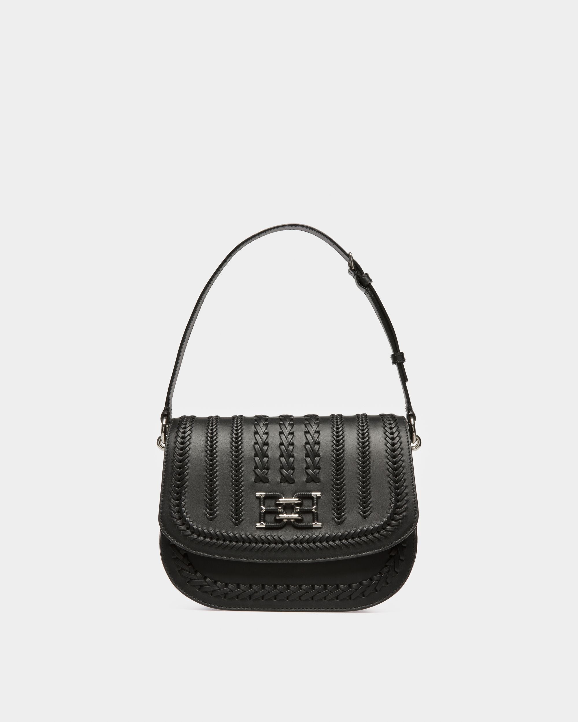 Beckie Borsa A Tracolla In Pelle Nera - Donna - Bally - 01