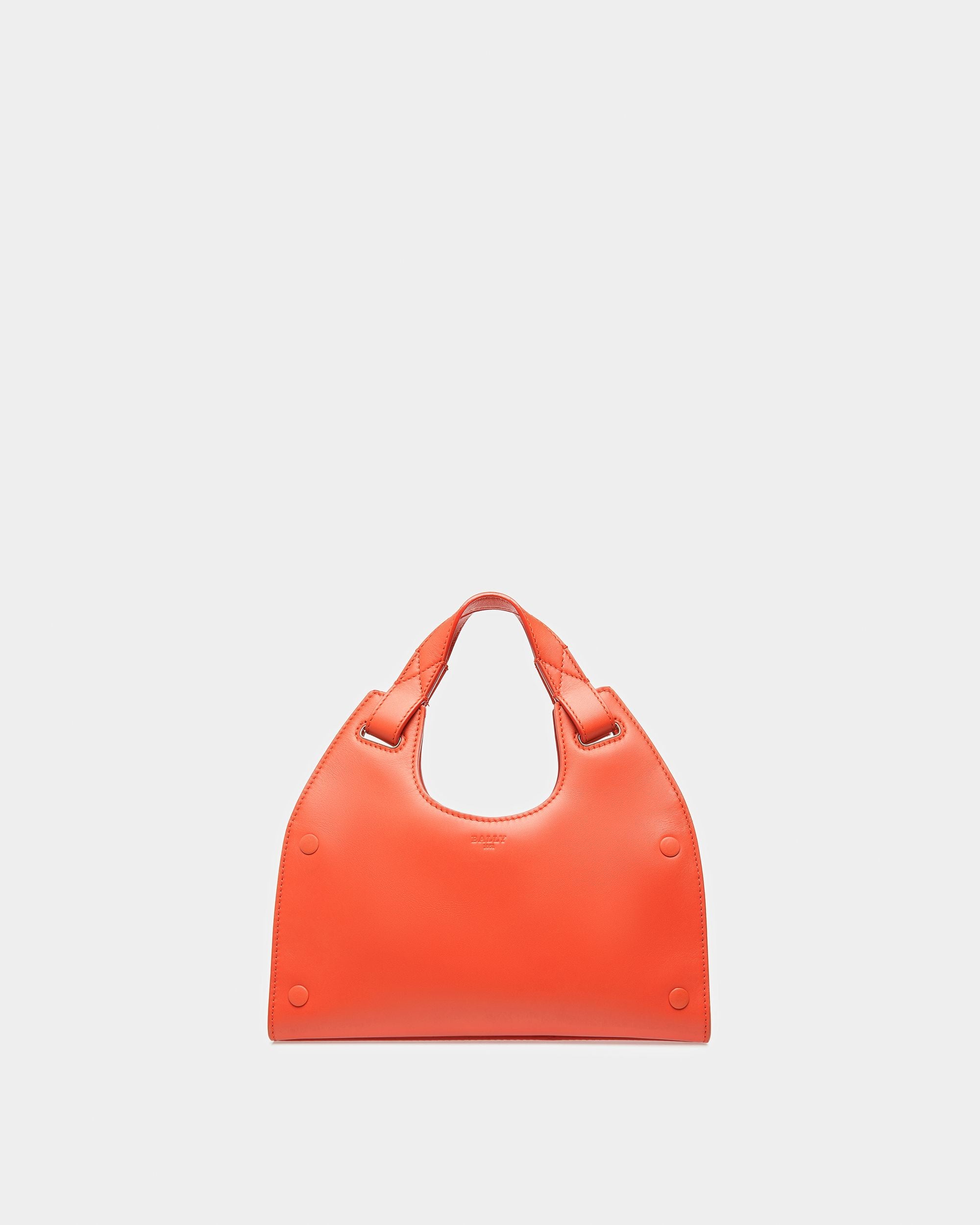 Ahres S Borsa A Tracolla In Pelle Arancione - Donna - Bally - 01
