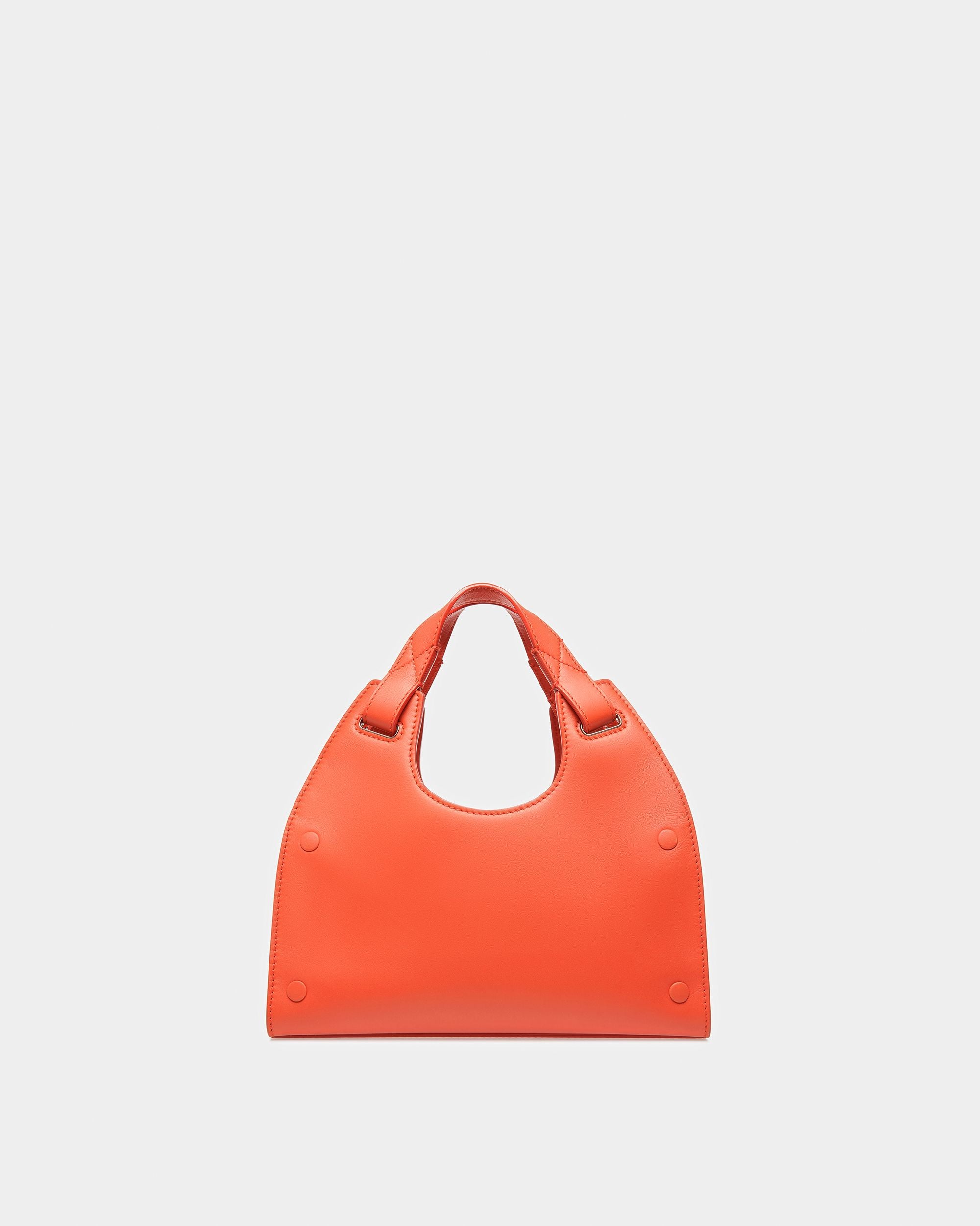 Ahres S Borsa A Tracolla In Pelle Arancione - Donna - Bally - 03