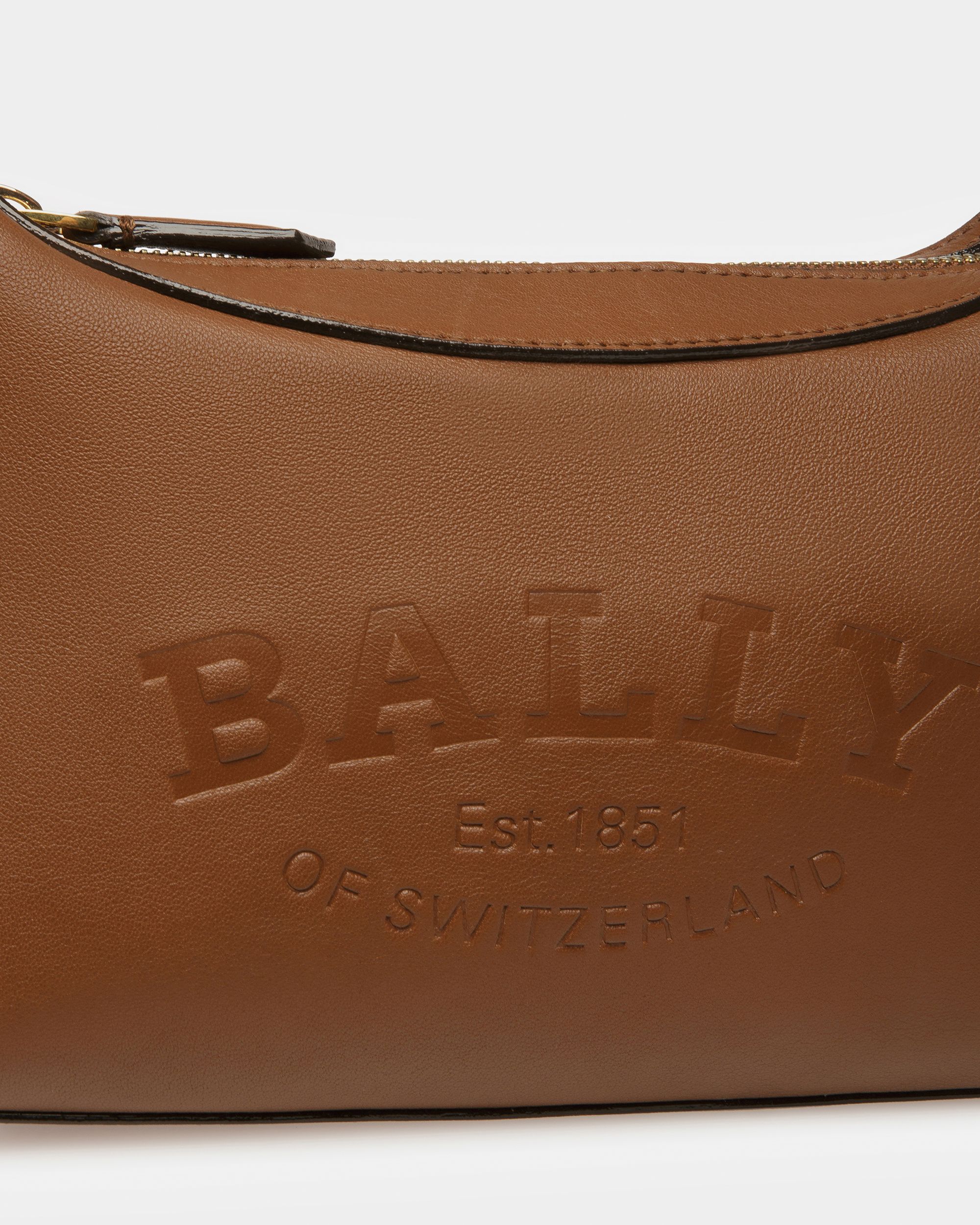 Coralye Borsa A Tracolla In Pelle Marrone - Donna - Bally - 05