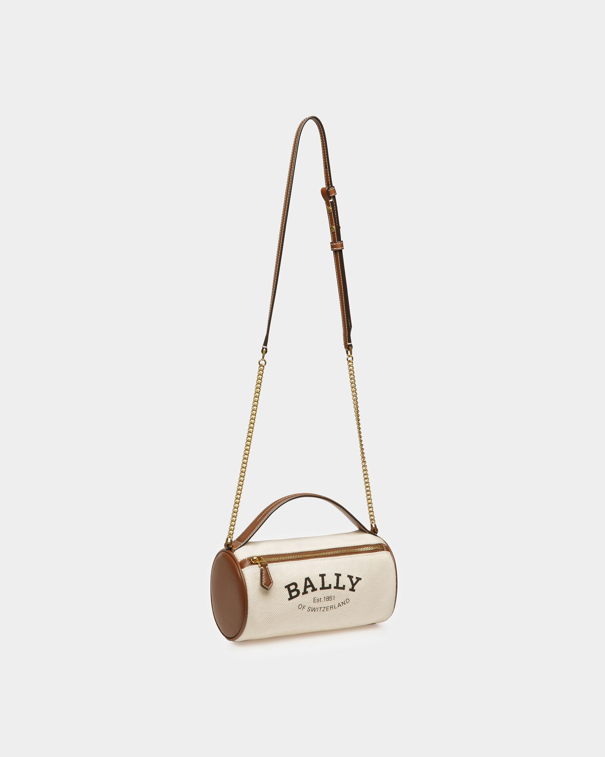 Calyn Borsa A Tracolla In Tessuto Color Naturale - Donna - Bally - 07