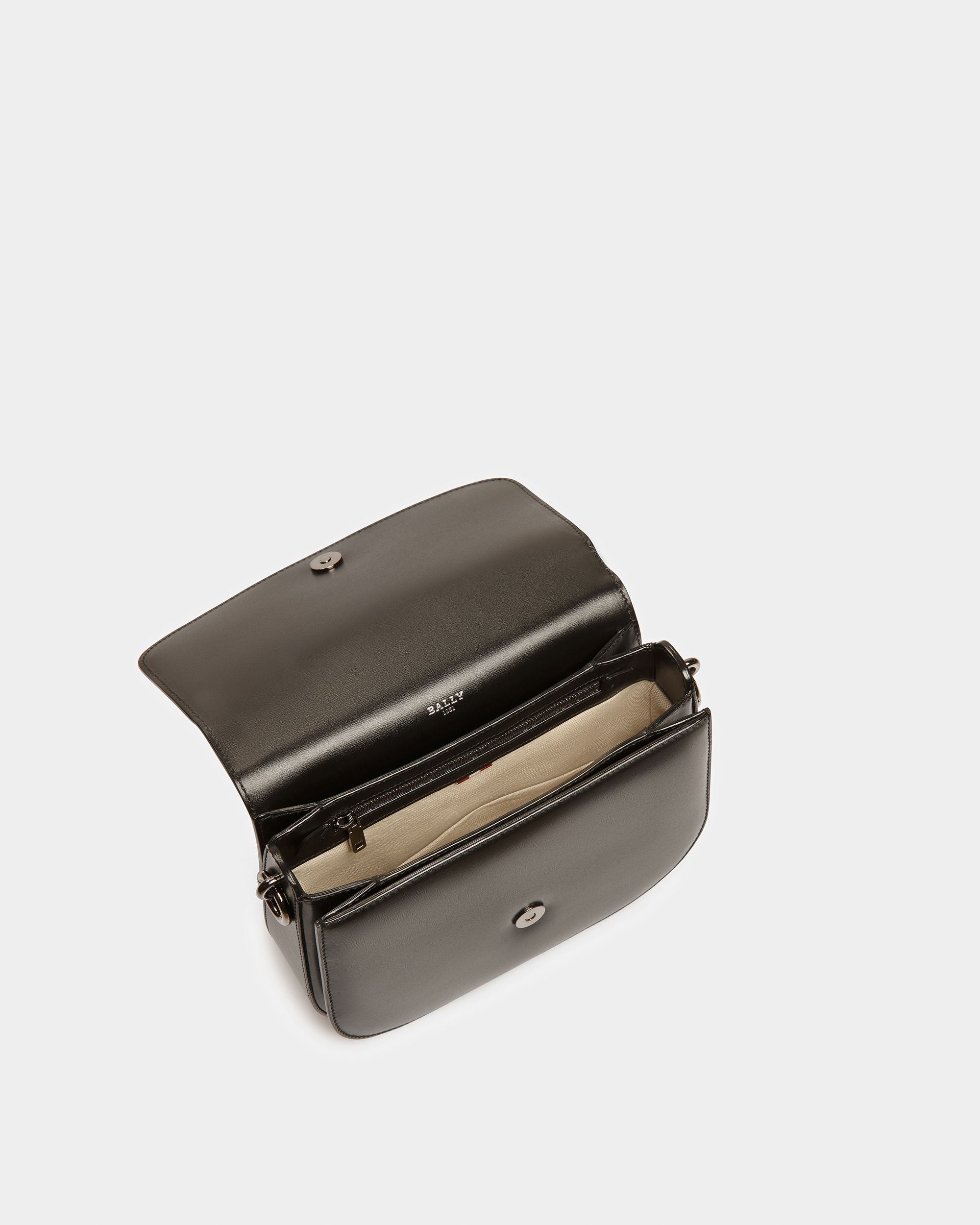 Beckie Borsa A Tracolla In Pelle Nera - Donna - Bally - 04