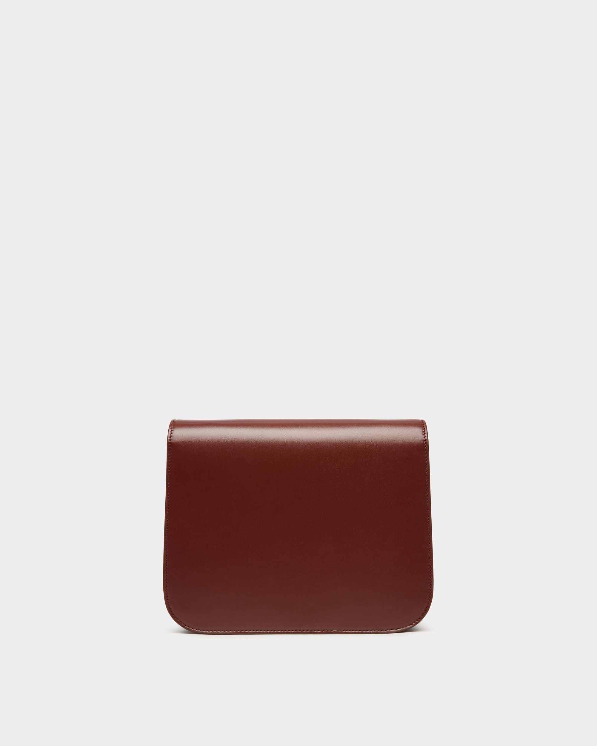 Borsa A Tracolla Ollam In Pelle Marrone - Donna - Bally - 02