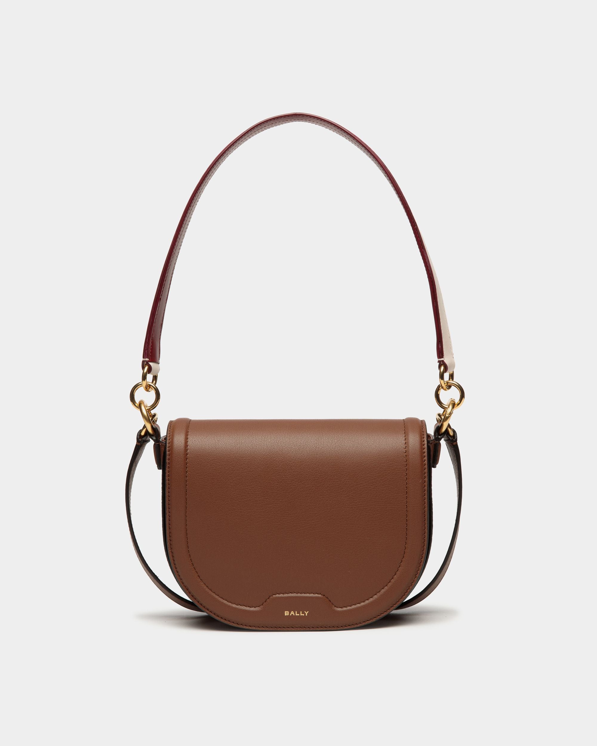 Borsa A Tracolla Code In Pelle Marrone - Donna - Bally - 01