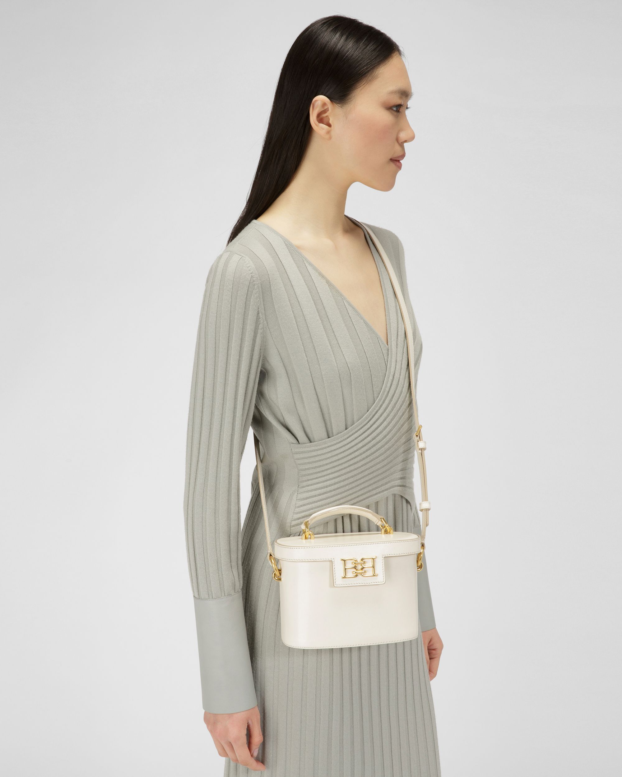 Bengi Borsa A Tracolla In Pelle Avorio - Donna - Bally - 07