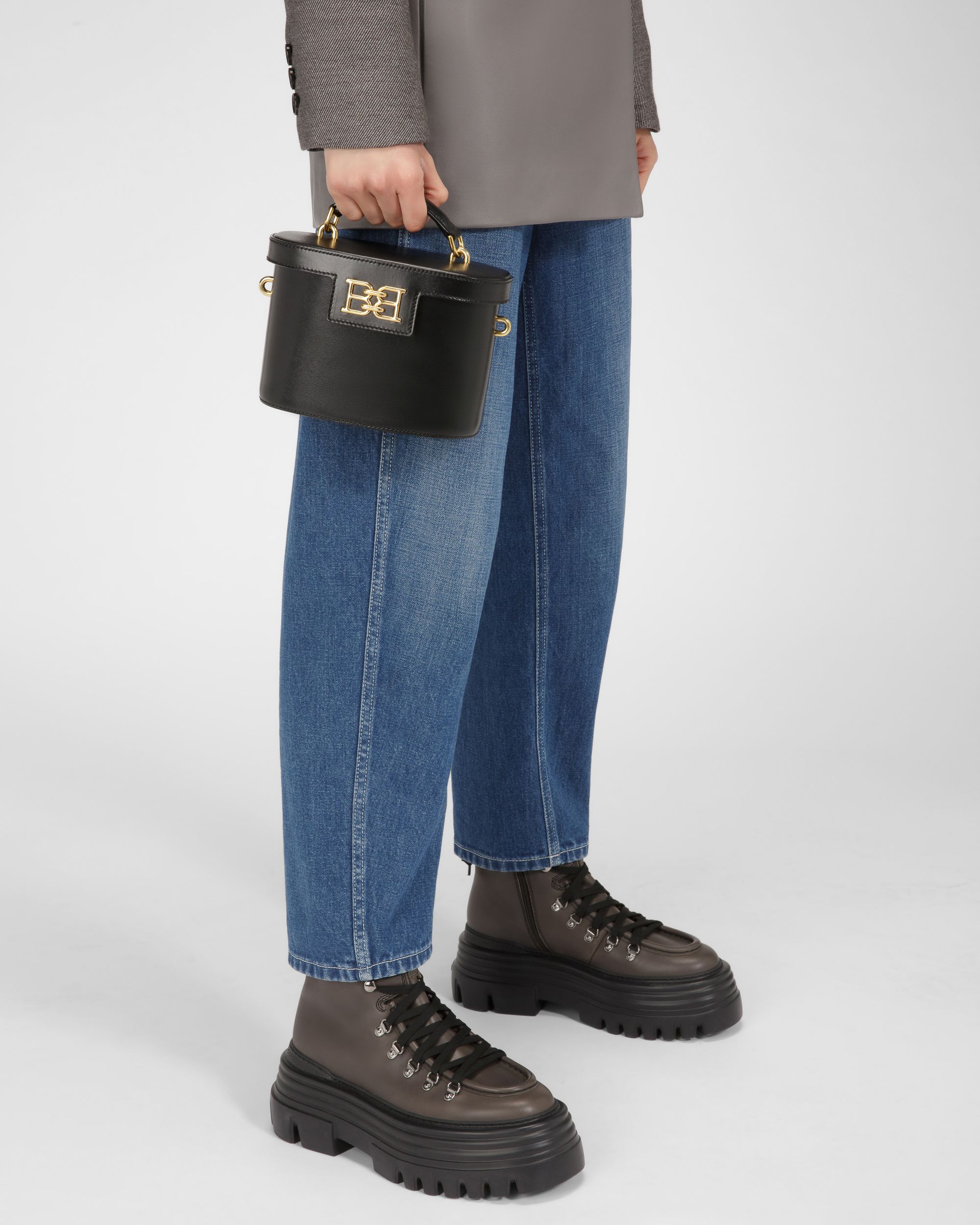 Bengi Borsa A Tracolla In Pelle Nera - Donna - Bally - 09