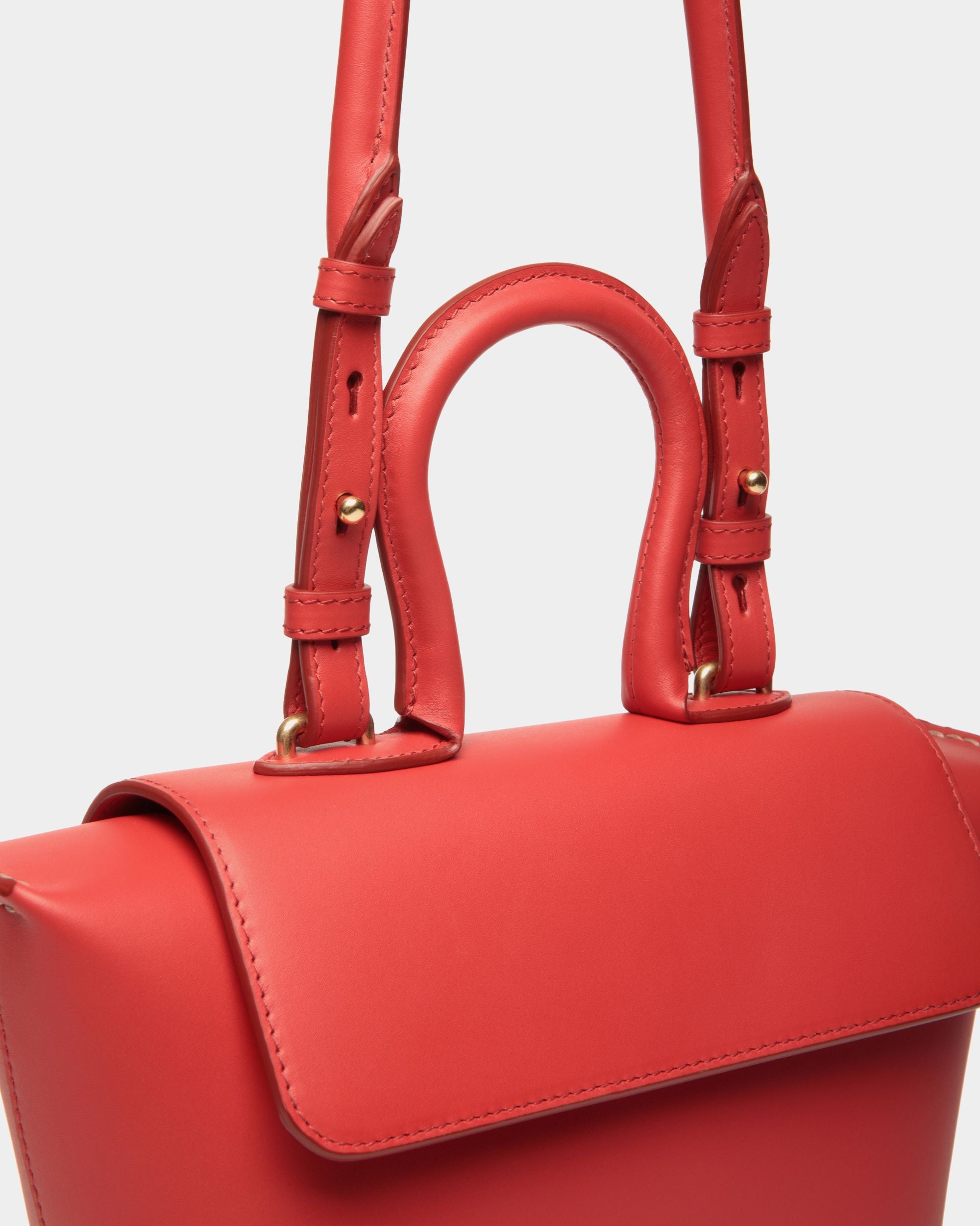 Borsa A Mano Belle In Pelle Candy Red - Donna - Bally - 03