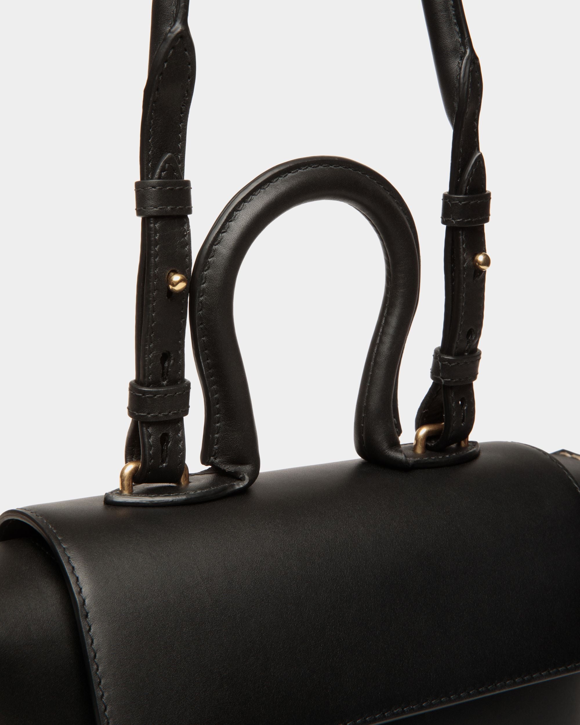 Borsa A Mano Belle In Pelle Nera - Donna - Bally - 06
