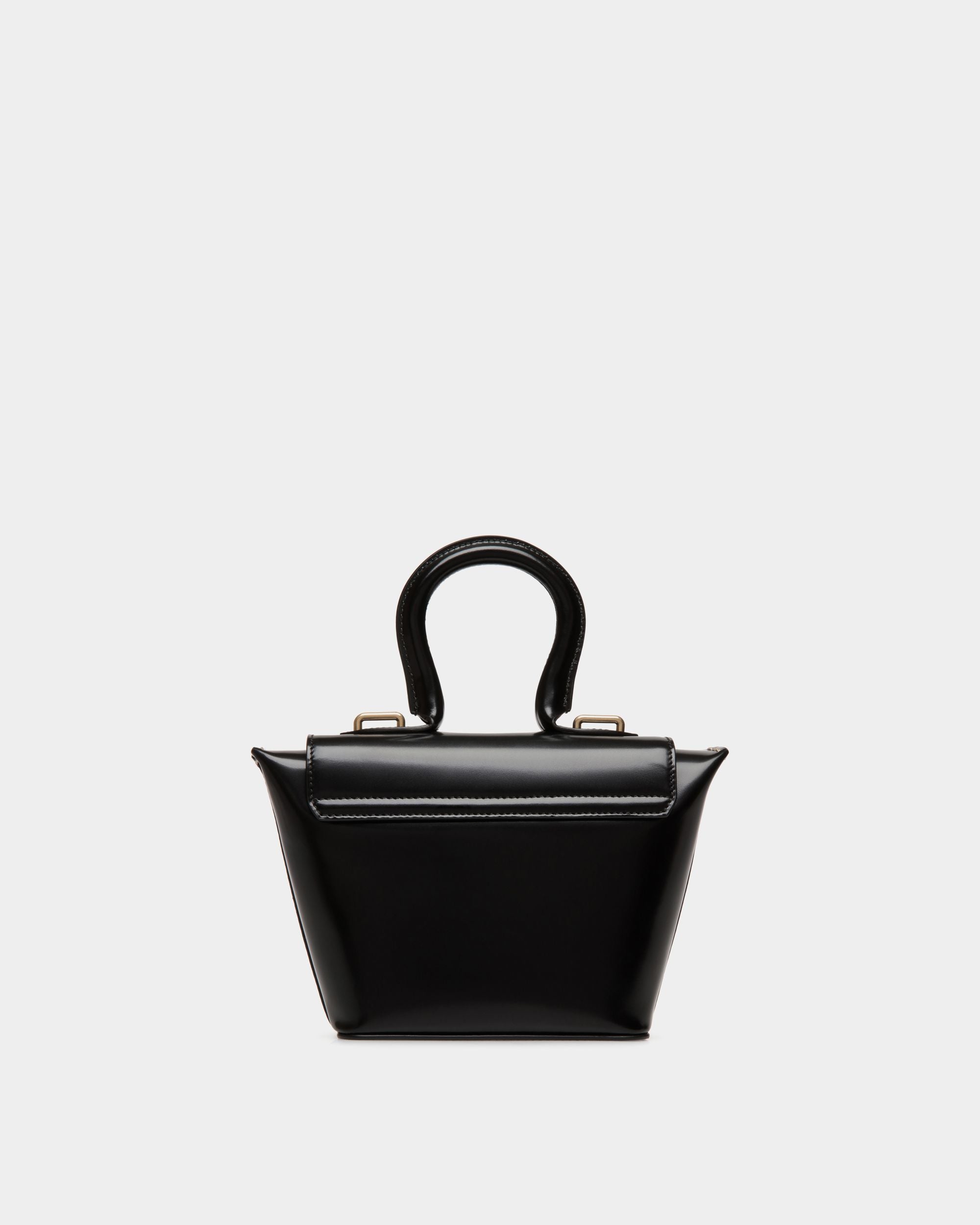 Belle Minibag In Black Brushed Leather - Donna - Bally - 03