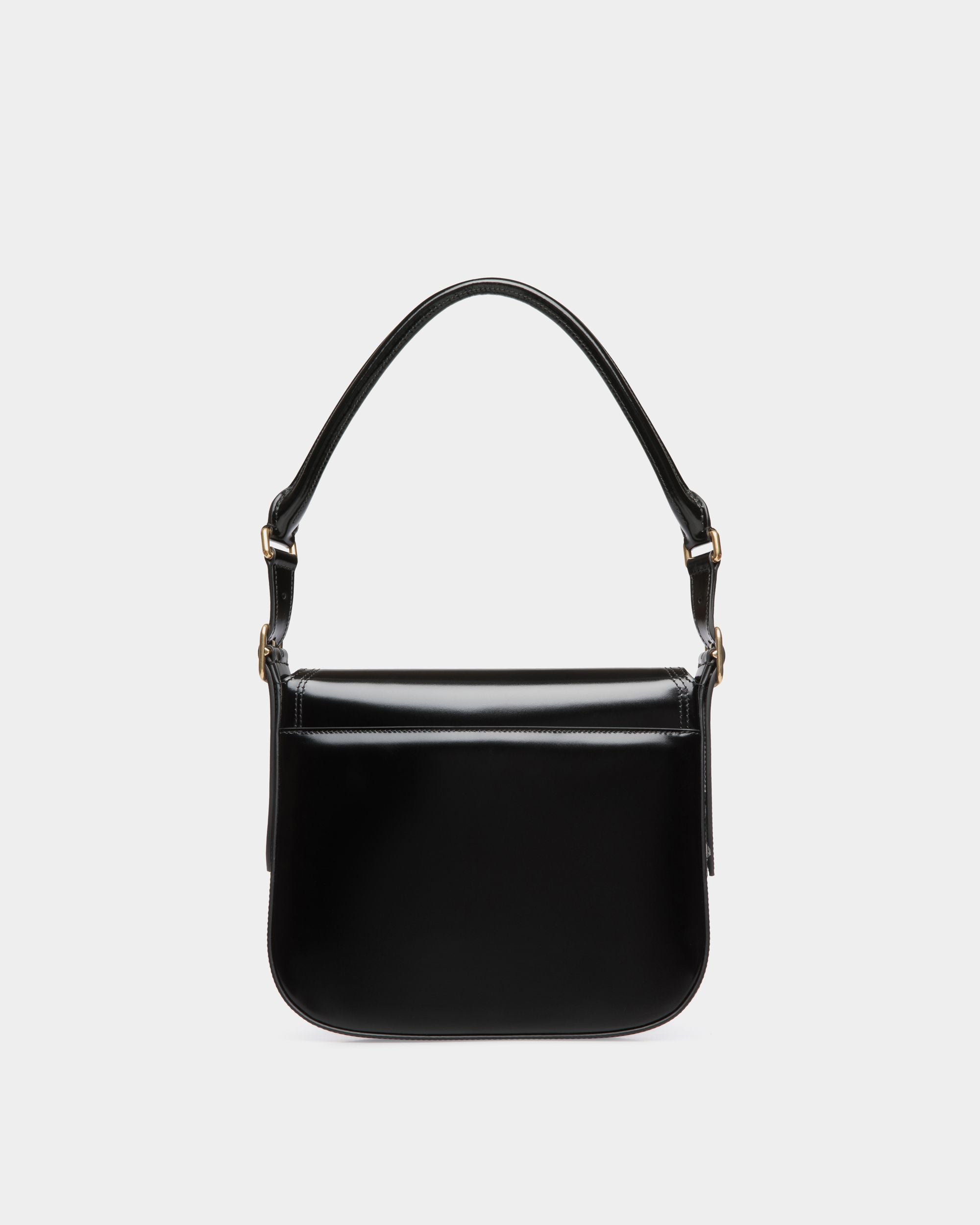 Borsa A Tracolla Beckett In Pelle Spazzolata Nera - Donna - Bally - 03