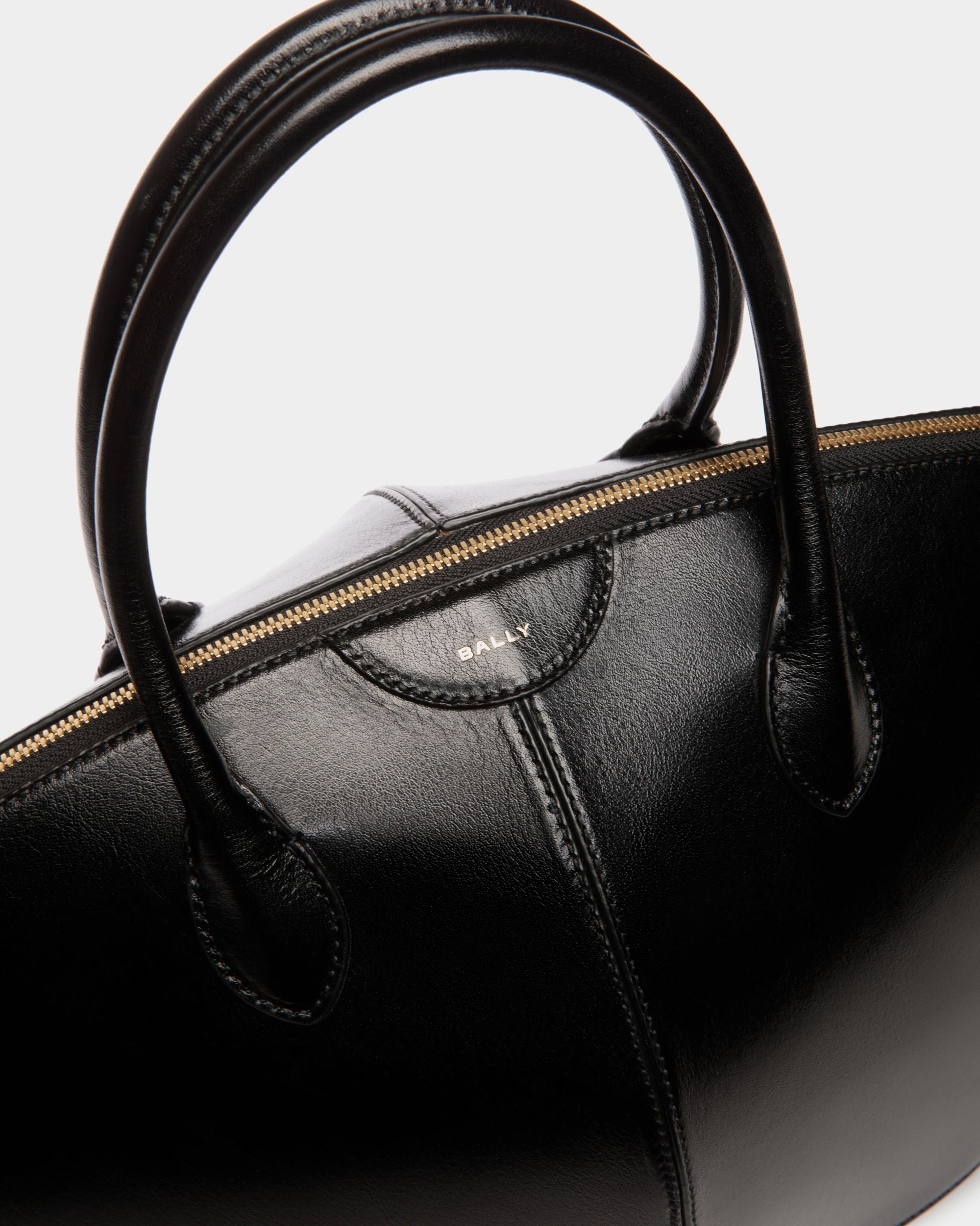 Borsa A Mano Belle In Pelle Nera - Donna - Bally - 05