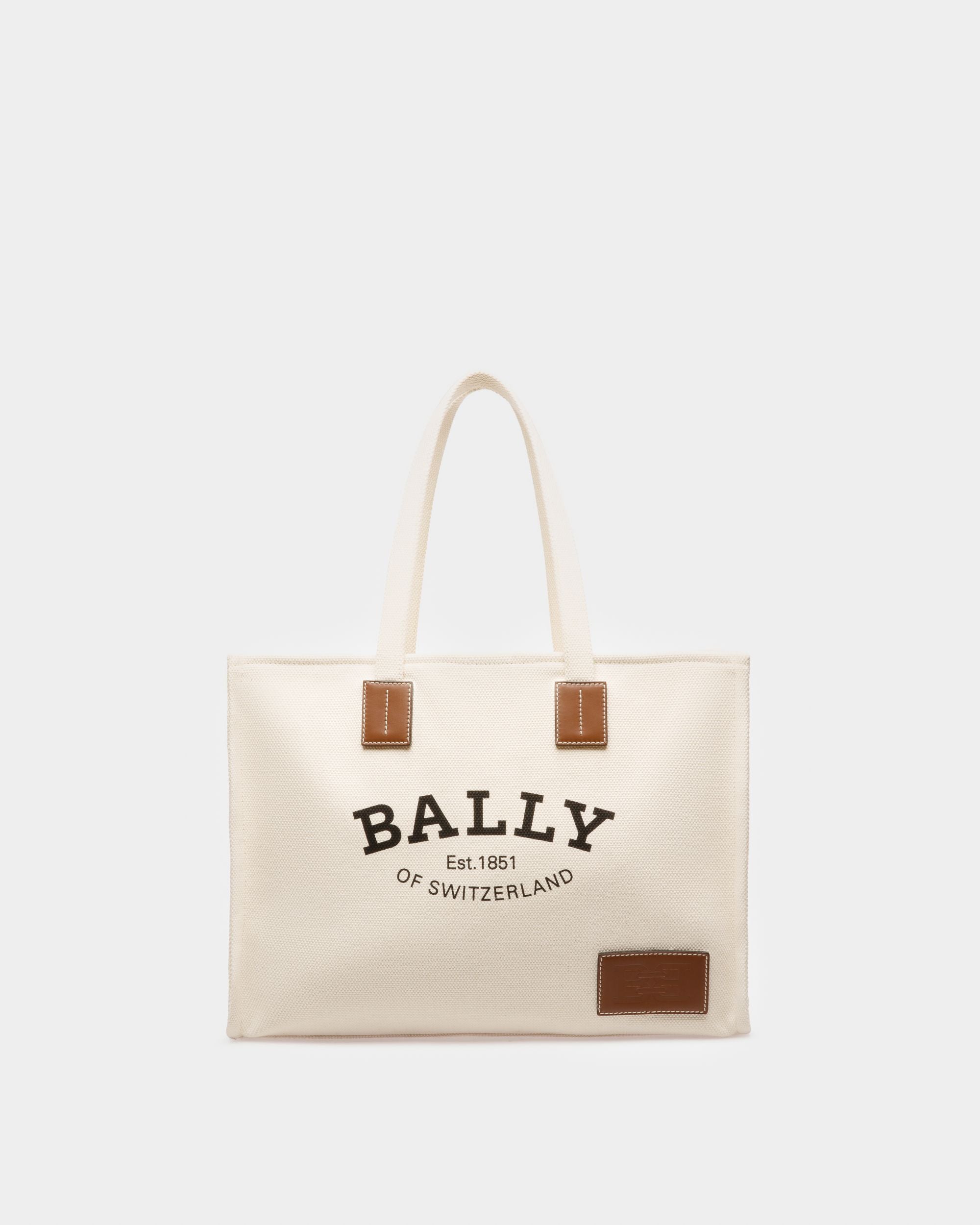 Crystalia Tote Bag In Tessuto Color Naturale - Donna - Bally - 01