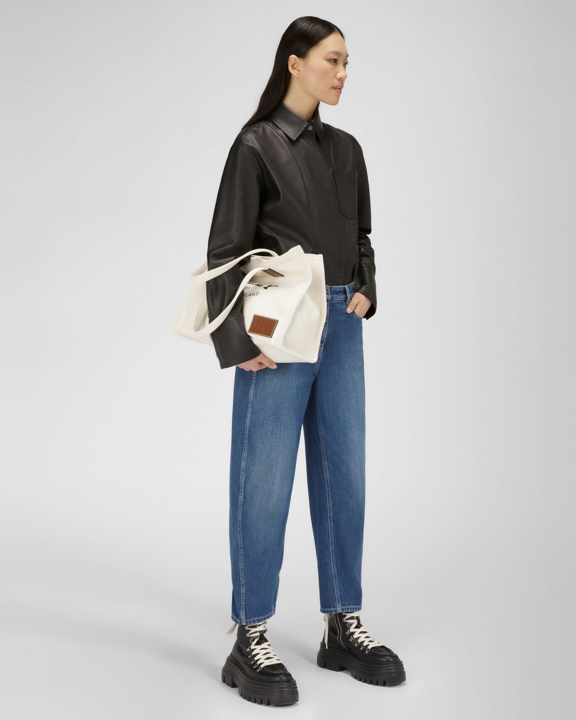 Crystalia Tote Bag In Tessuto Color Naturale - Donna - Bally - 06