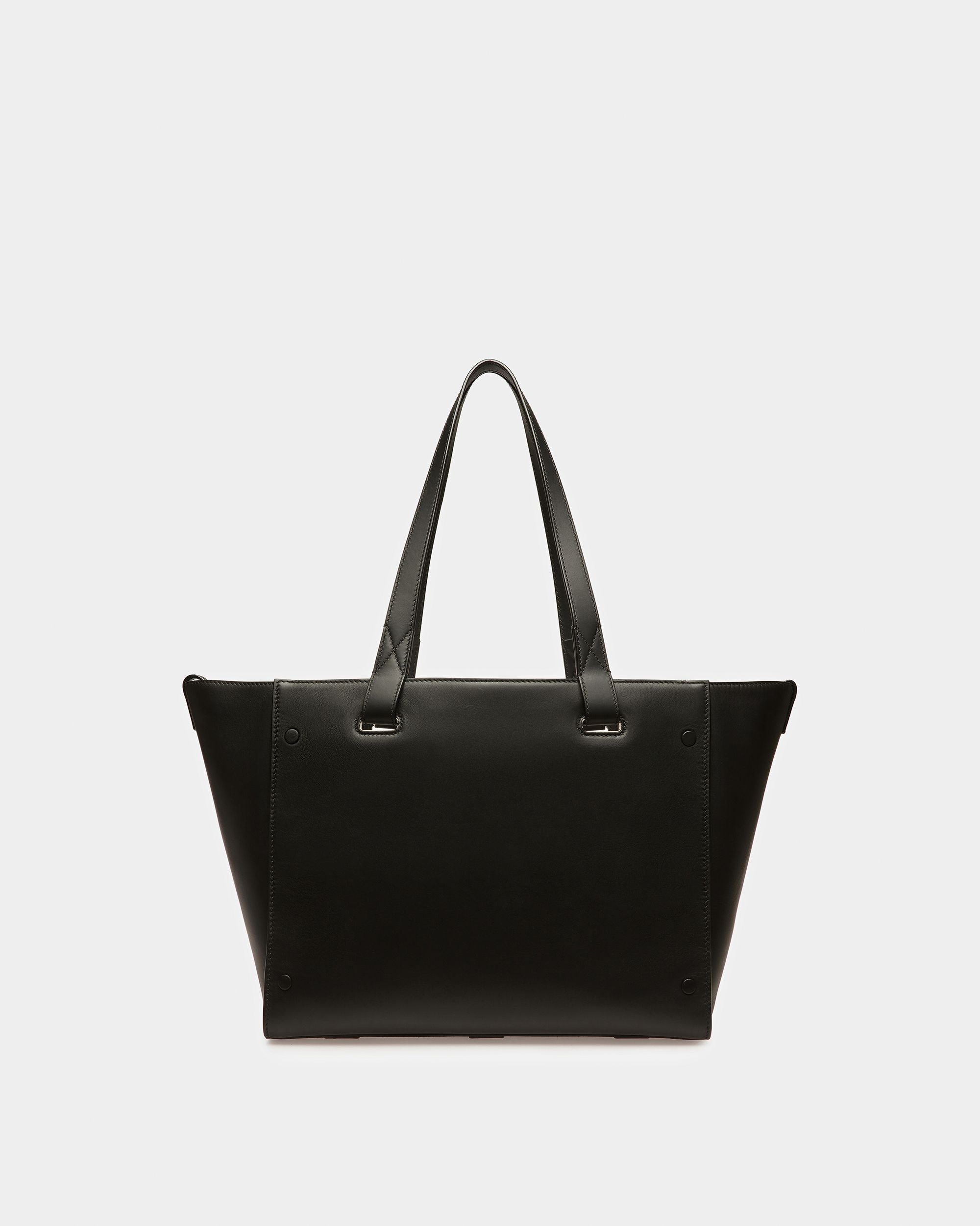 Arystea Tote Bag In Pelle Nera - Donna - Bally - 03