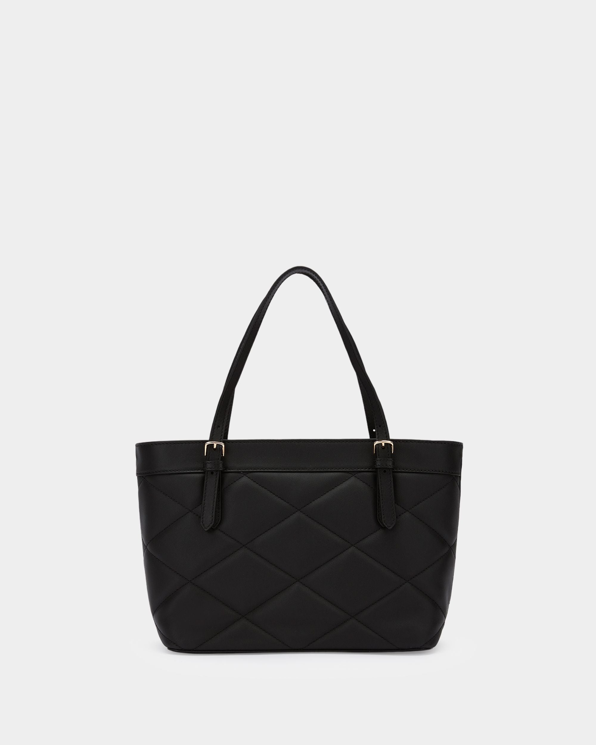 Tote Bag In Pelle Nera - Donna - Bally - 02