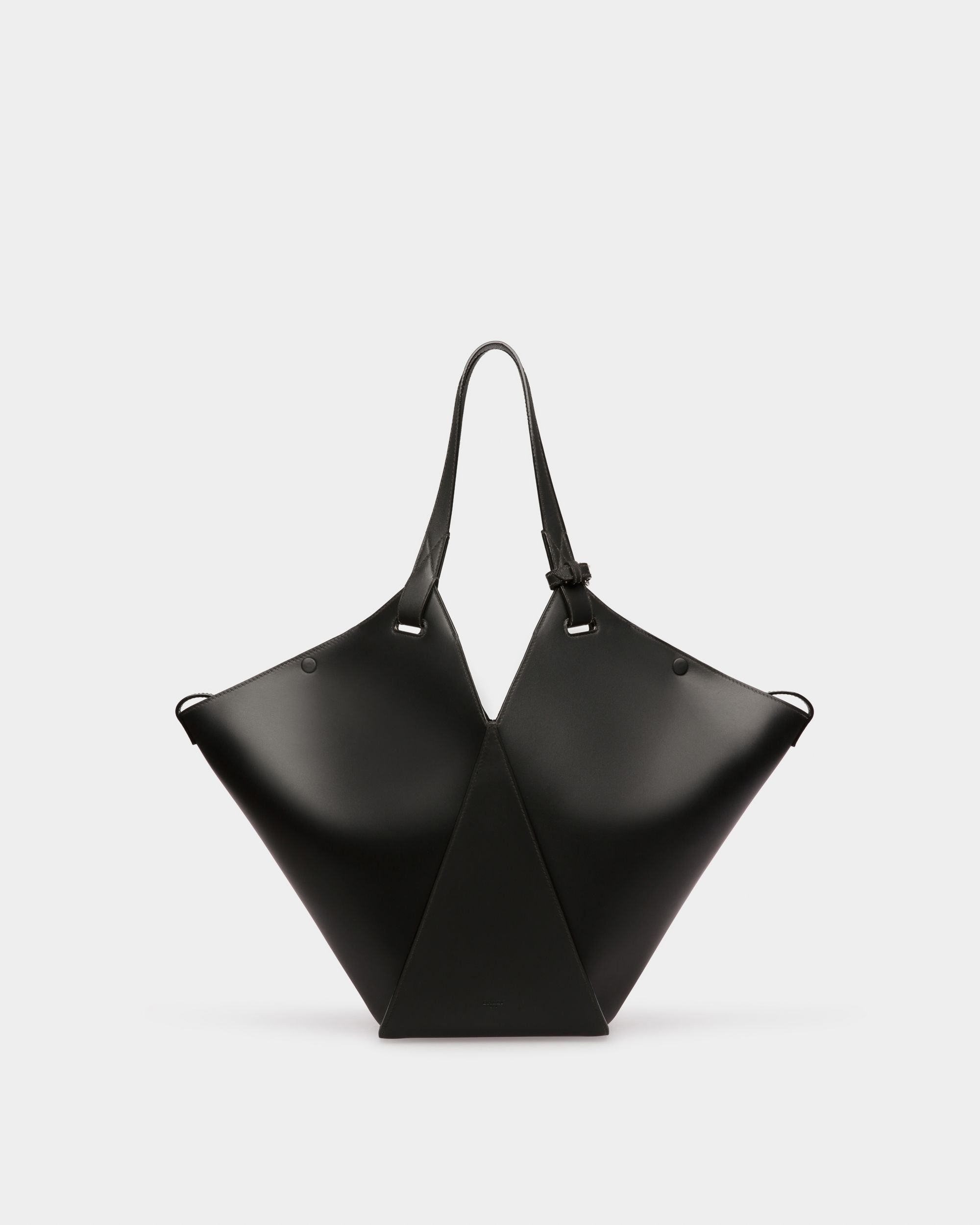 Ahria Tote Bag In Pelle Nera - Donna - Bally - 01