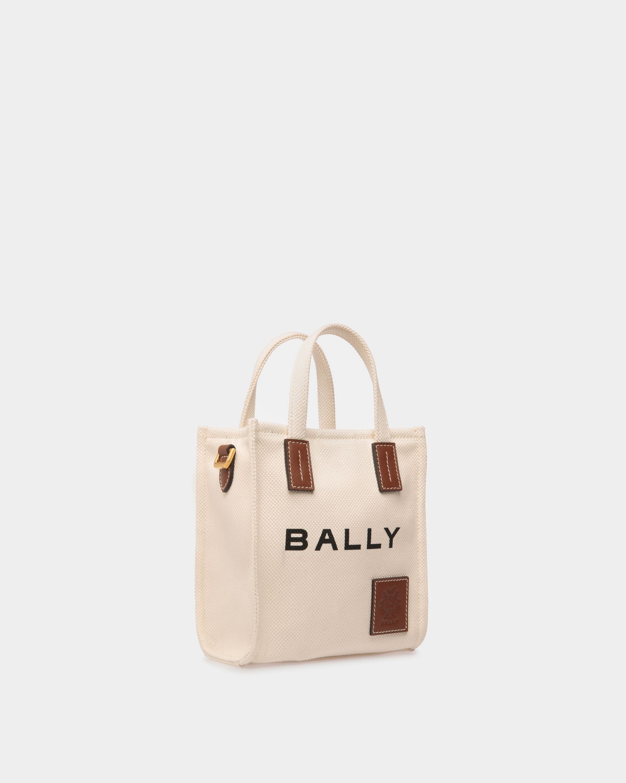 Tote Bag Mini Akelei In Tela - Donna - Bally - 02