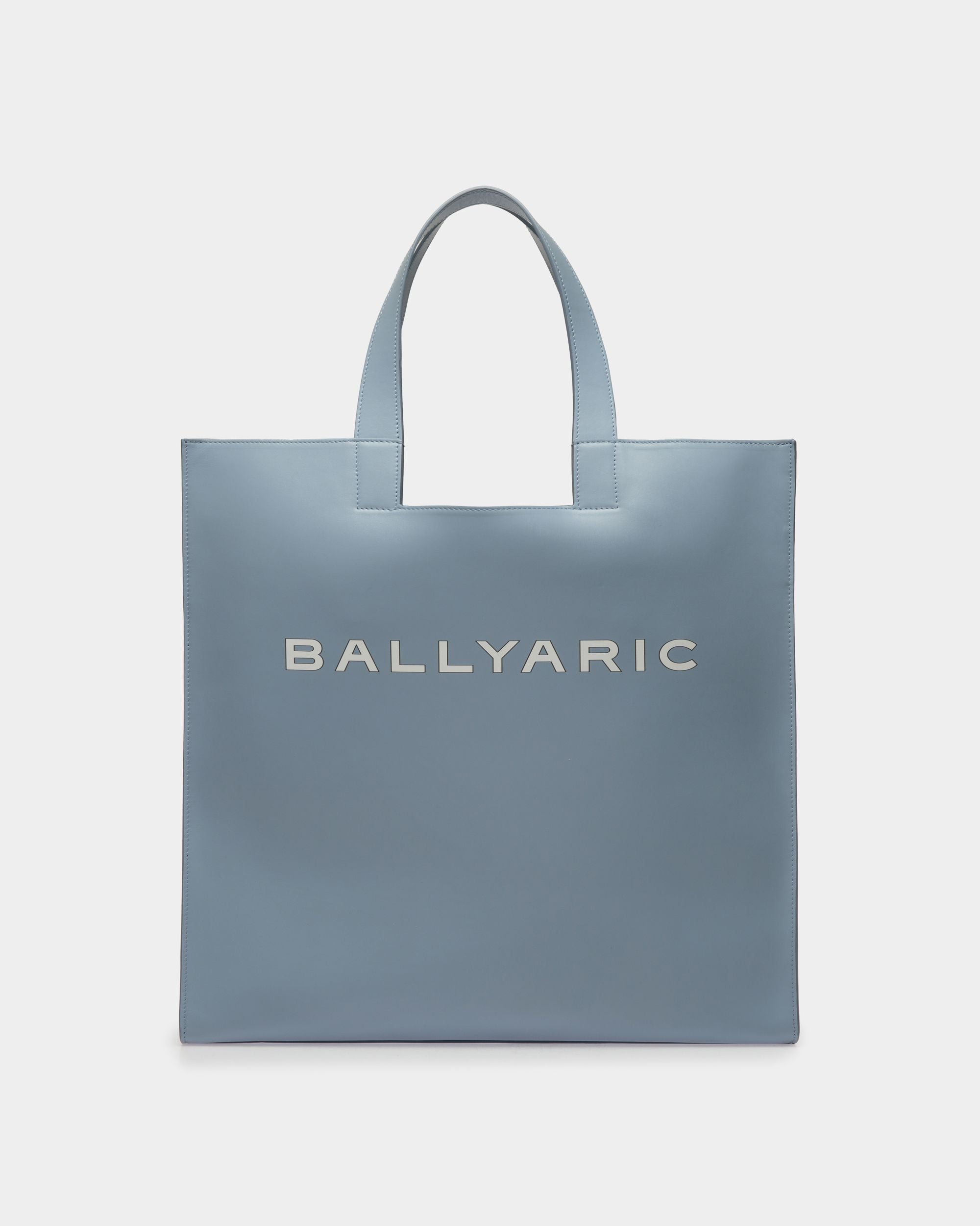 Tote Bag DJ Leo Mas X Bally In Pelle Light Blue Con Stampa Dancing Amnesia - Donna - Bally - 03