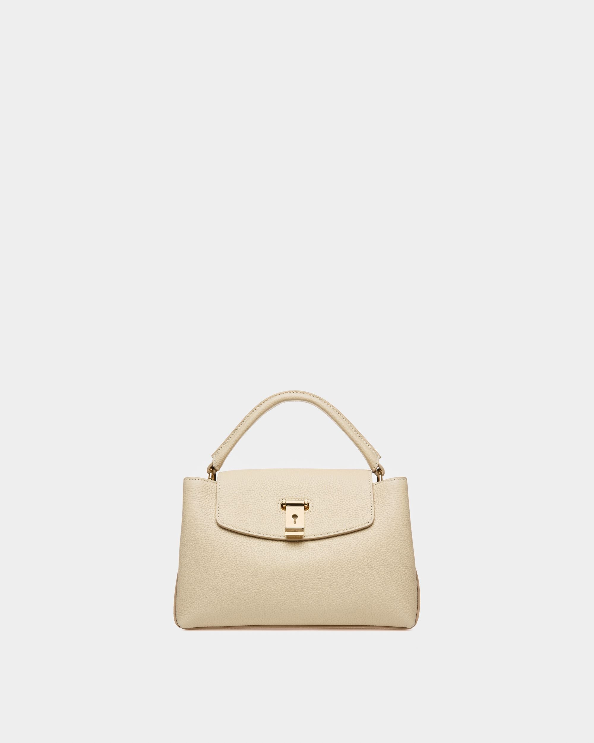 Layka Borsa A Mano In Pelle Beige Scuro - Donna - Bally - 01