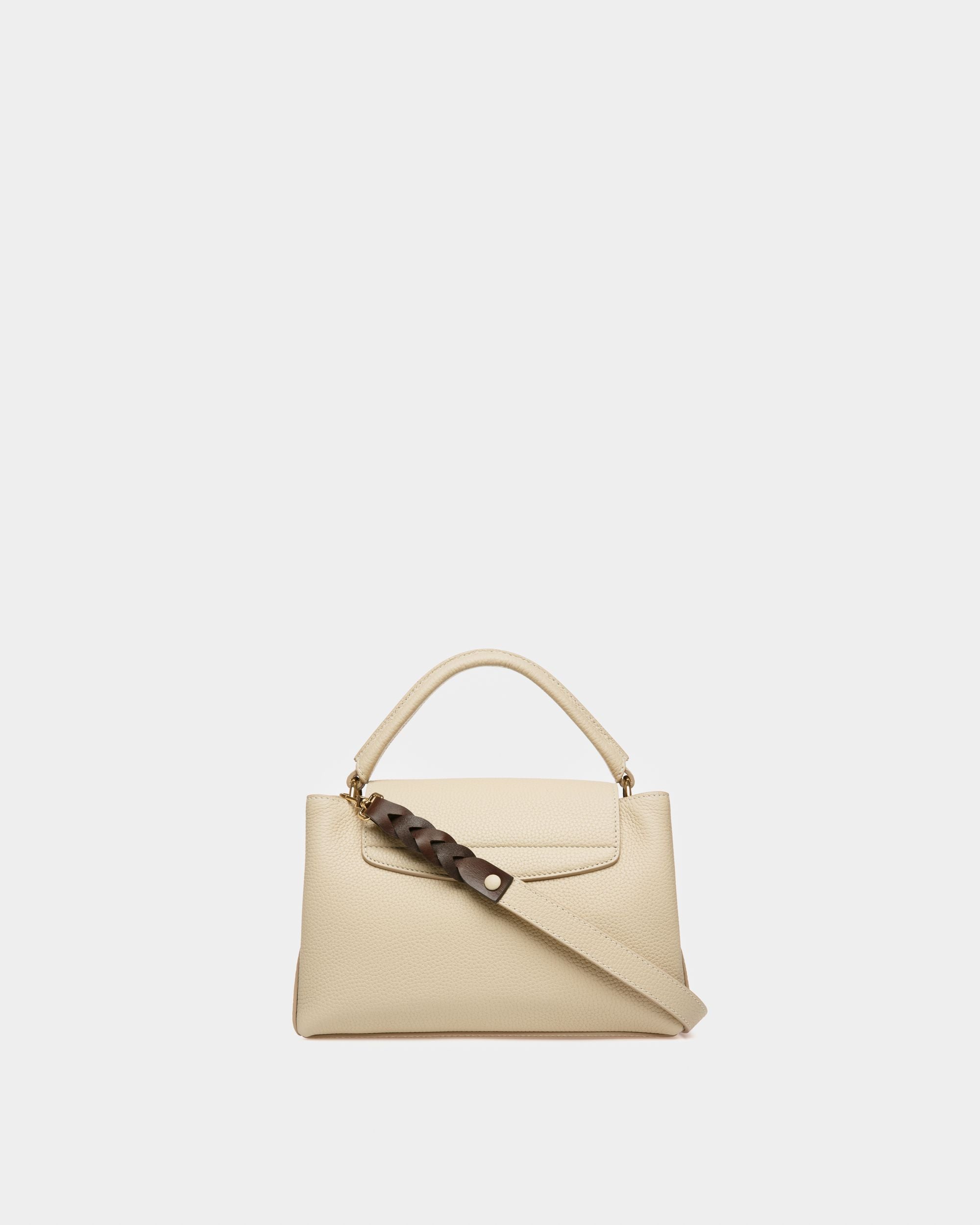 Layka Borsa A Mano In Pelle Beige Scuro - Donna - Bally - 03