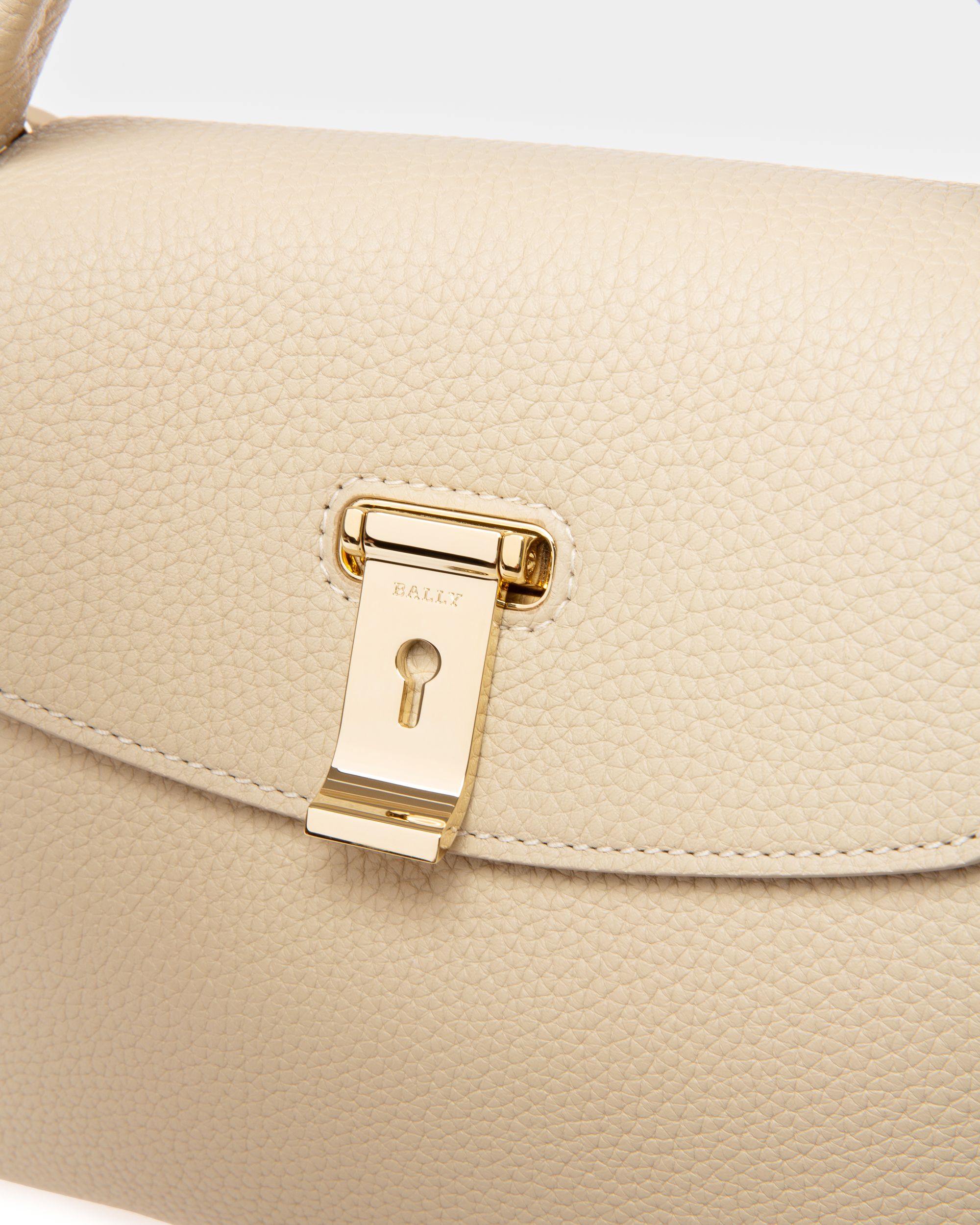 Layka Borsa A Mano In Pelle Beige Scuro - Donna - Bally - 05