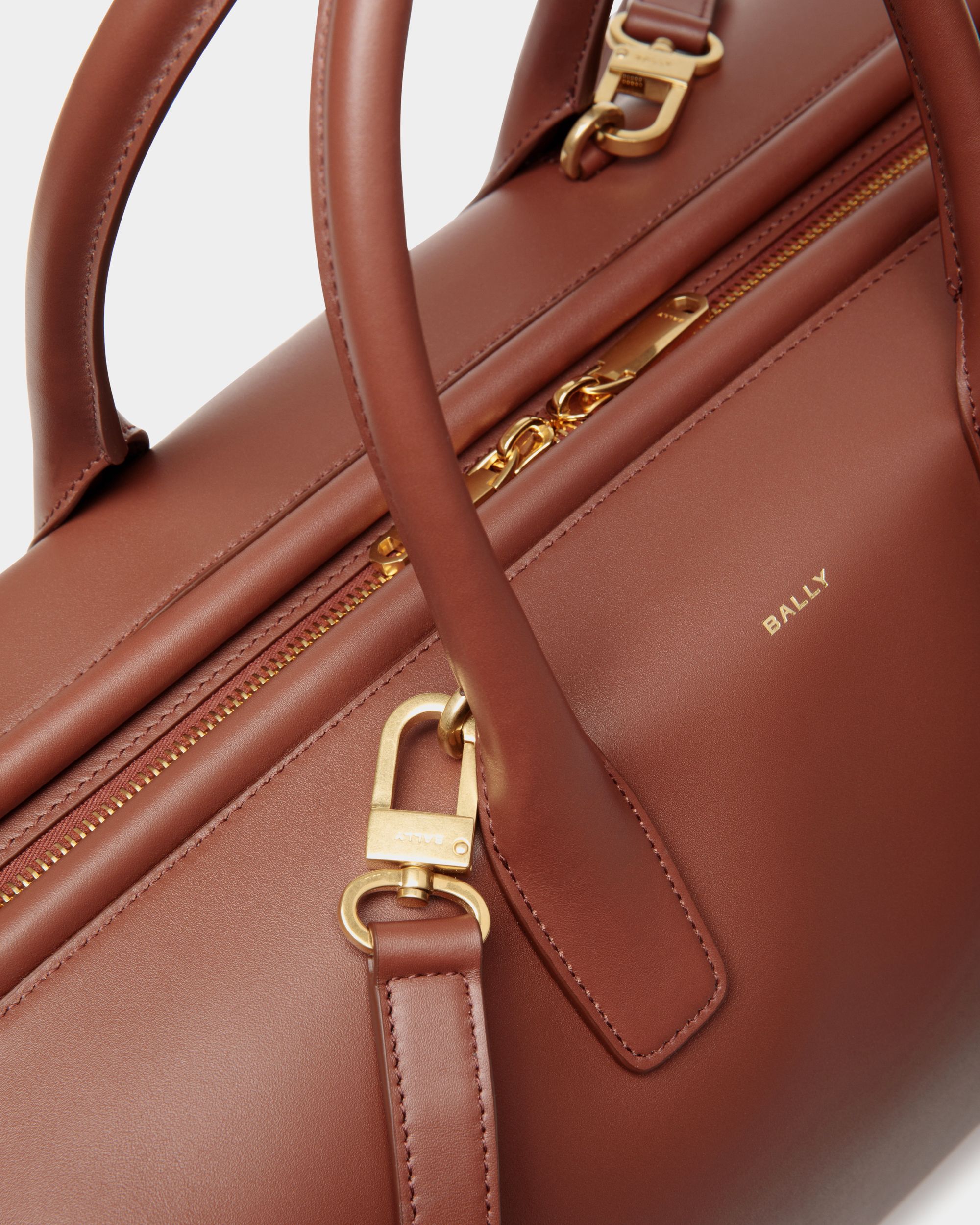 Borsa A Mano Belle In Pelle Marrone - Donna - Bally - 05