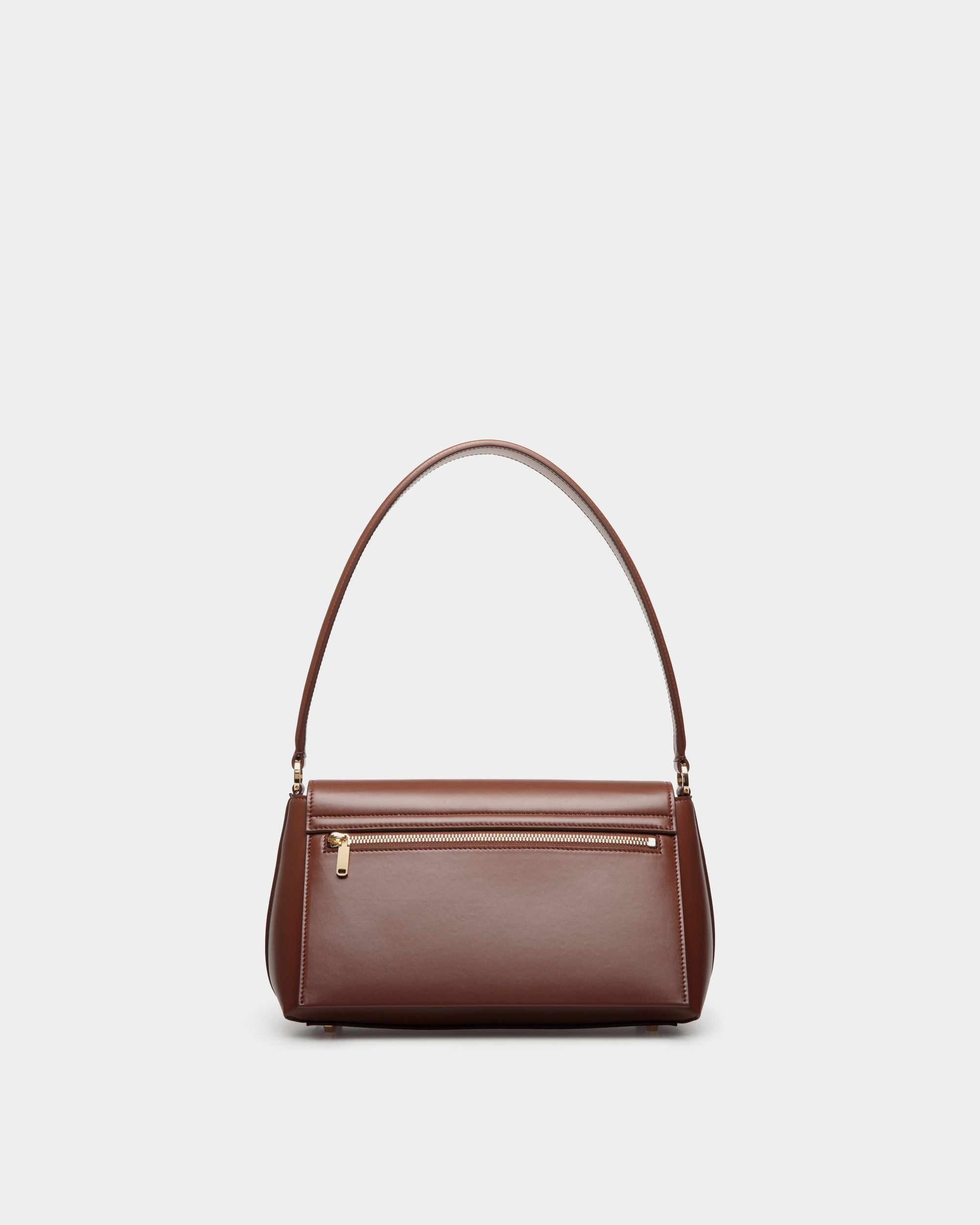 Borsa A Mano Piccola Ollam In Pelle Marrone - Donna - Bally - 02