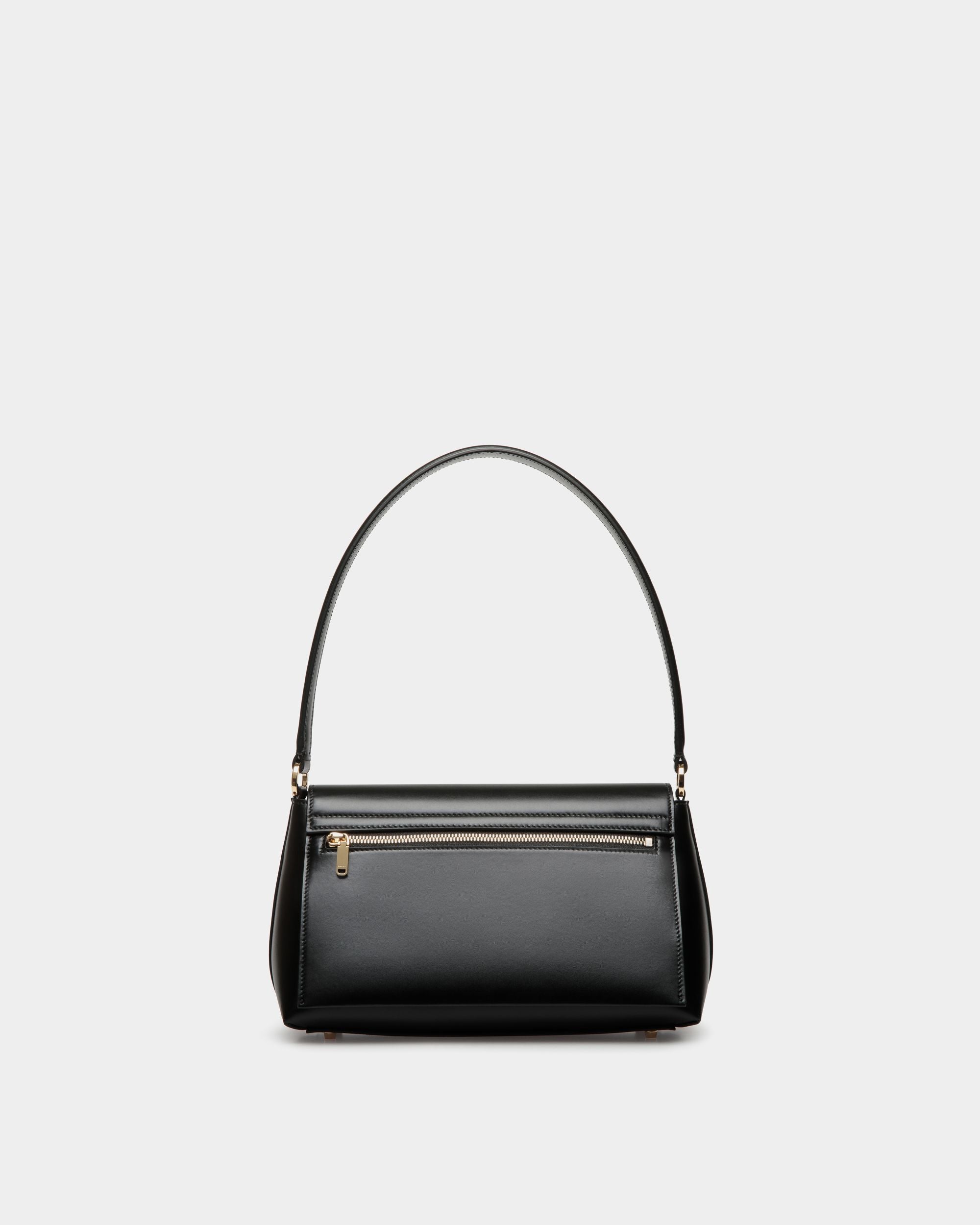 Borsa A Mano Piccola Ollam In Pelle Nera - Donna - Bally - 03