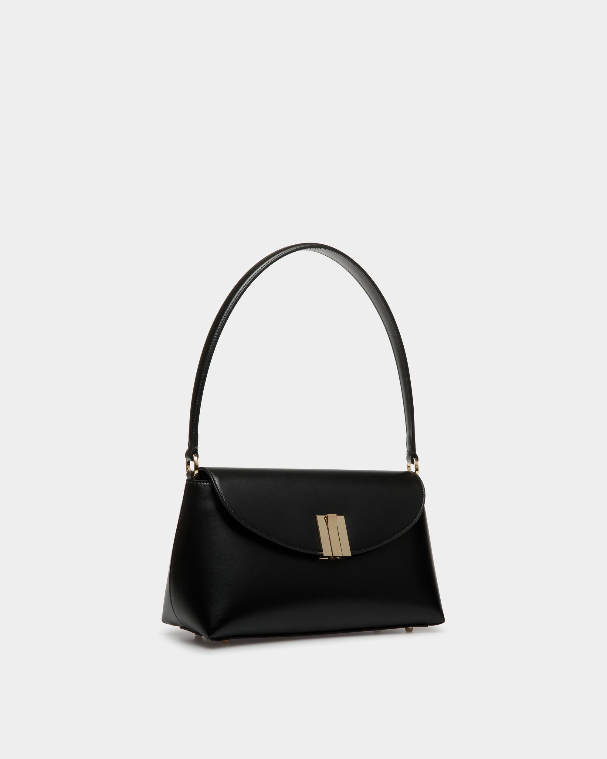 Borsa A Mano Piccola Ollam In Pelle Nera - Donna - Bally - 04