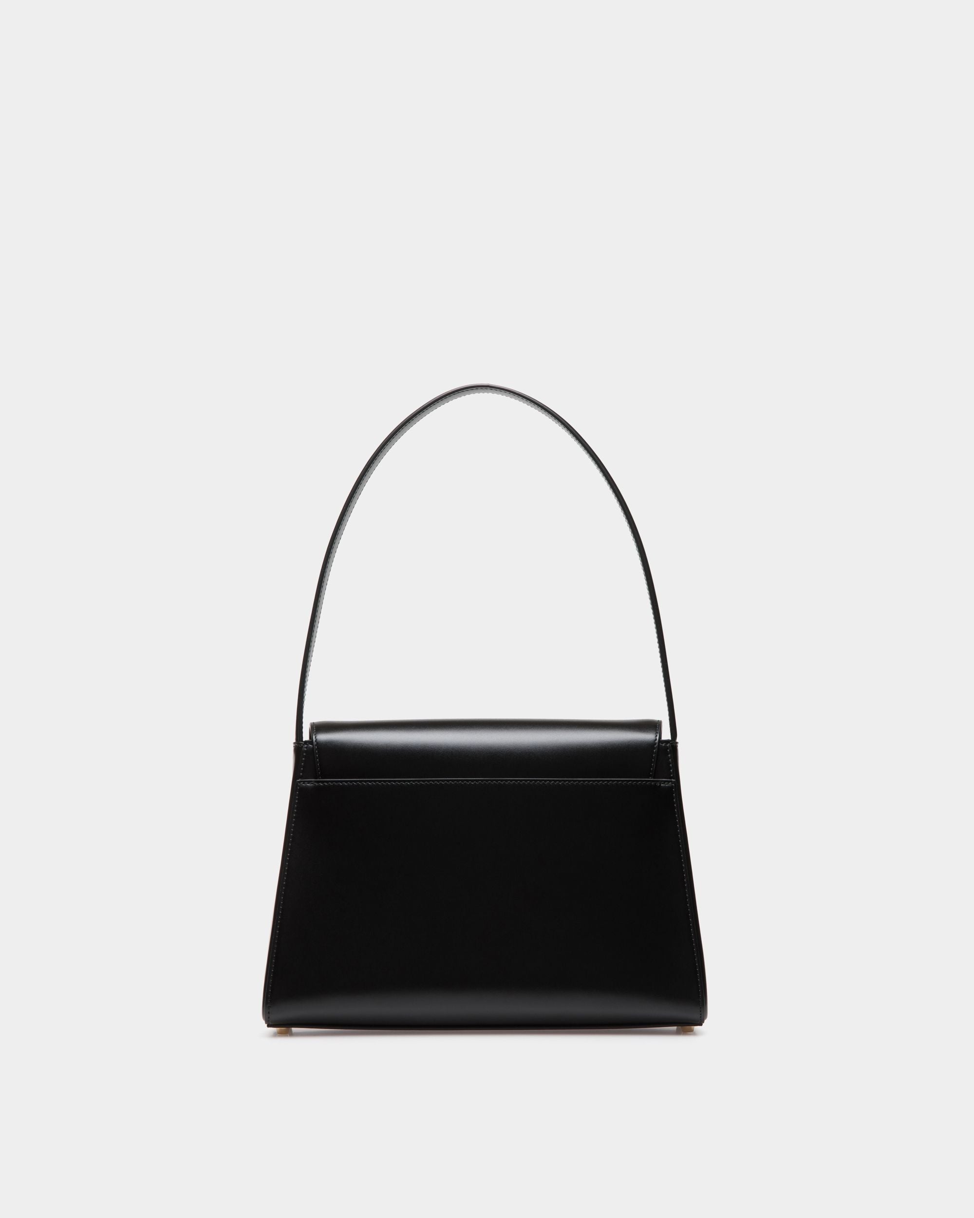 Borsa A Spalla Ollam In Pelle Nera - Donna - Bally - 03