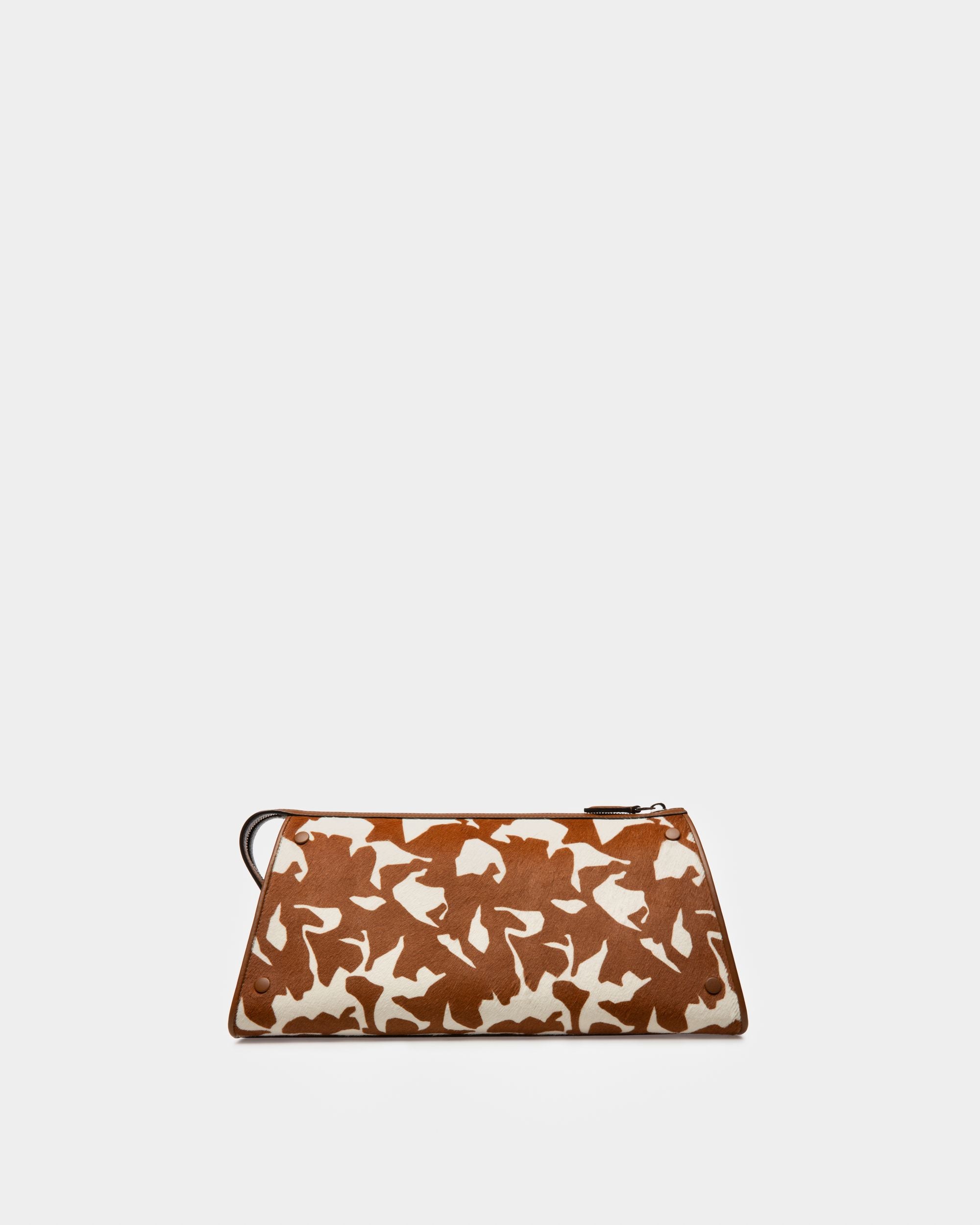 Arieel Borsetta In Pelle Marrone E Bianca - Donna - Bally - 03