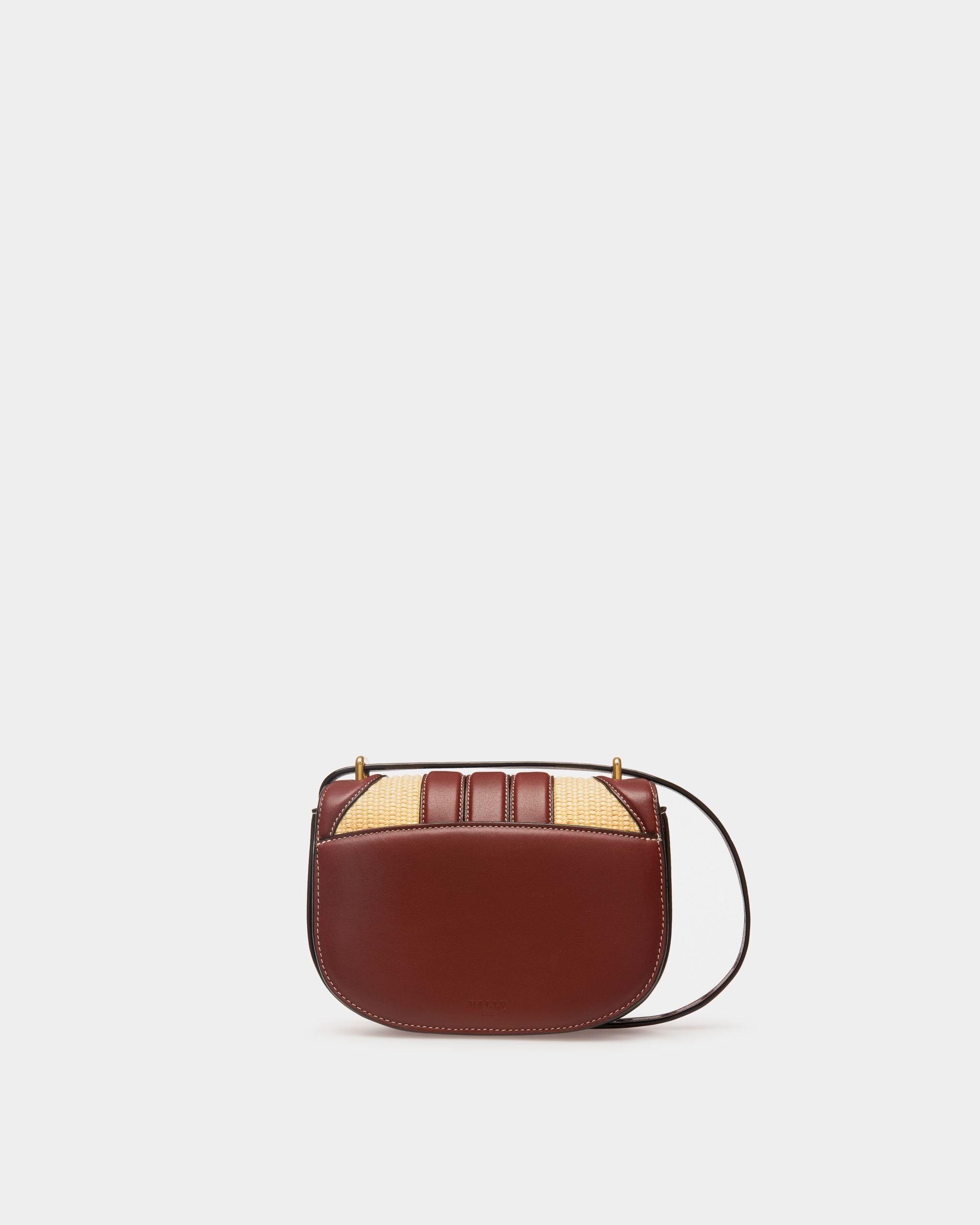 Baily Minibag In Tessuto E Pelle In Rosso Naturale E Rosso Antico - Donna - Bally - 02