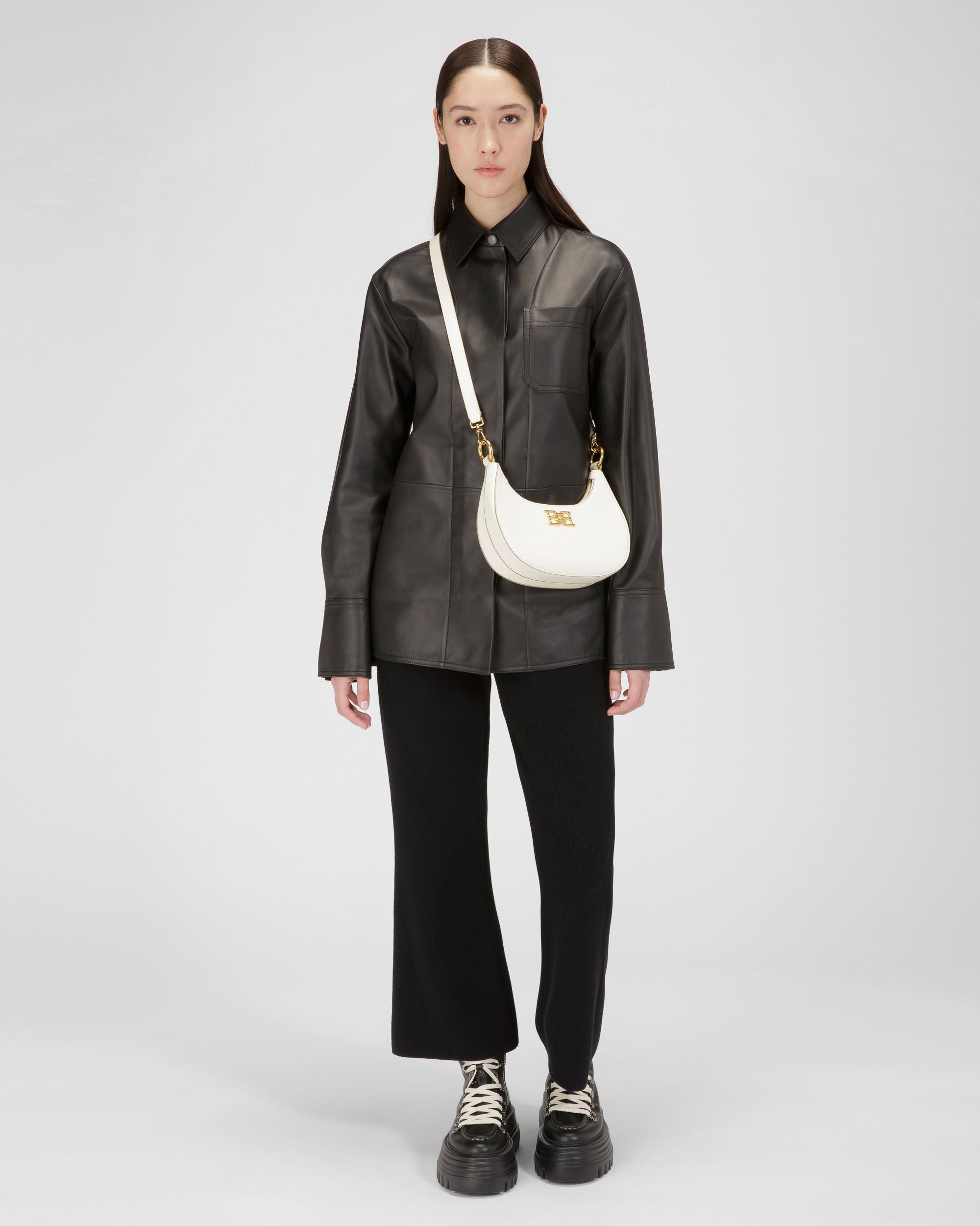 Bleyr Borsetta In Pelle Avorio - Donna - Bally - 02
