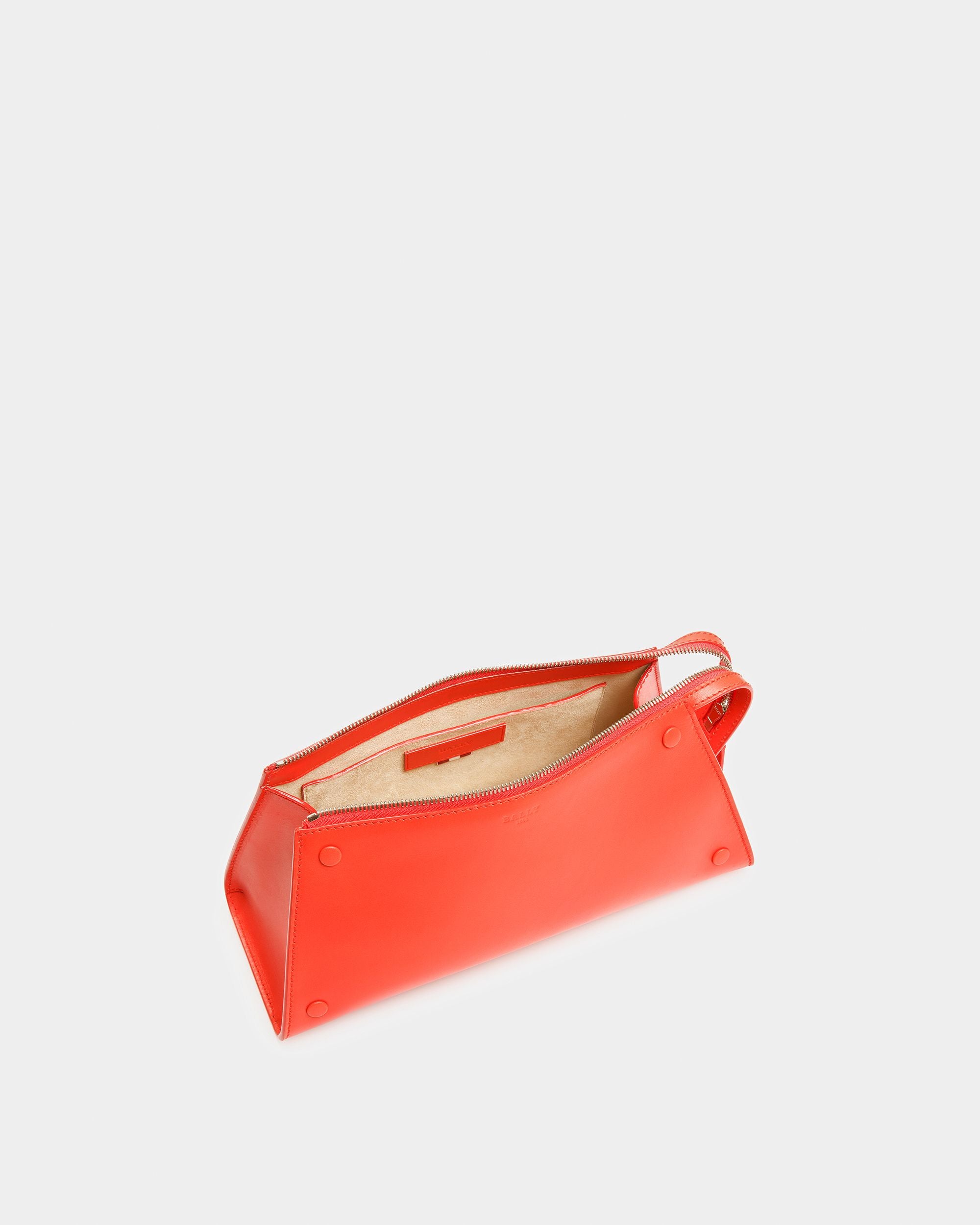 Arieel S Borsa Mini In Pelle Arancione - Donna - Bally - 04