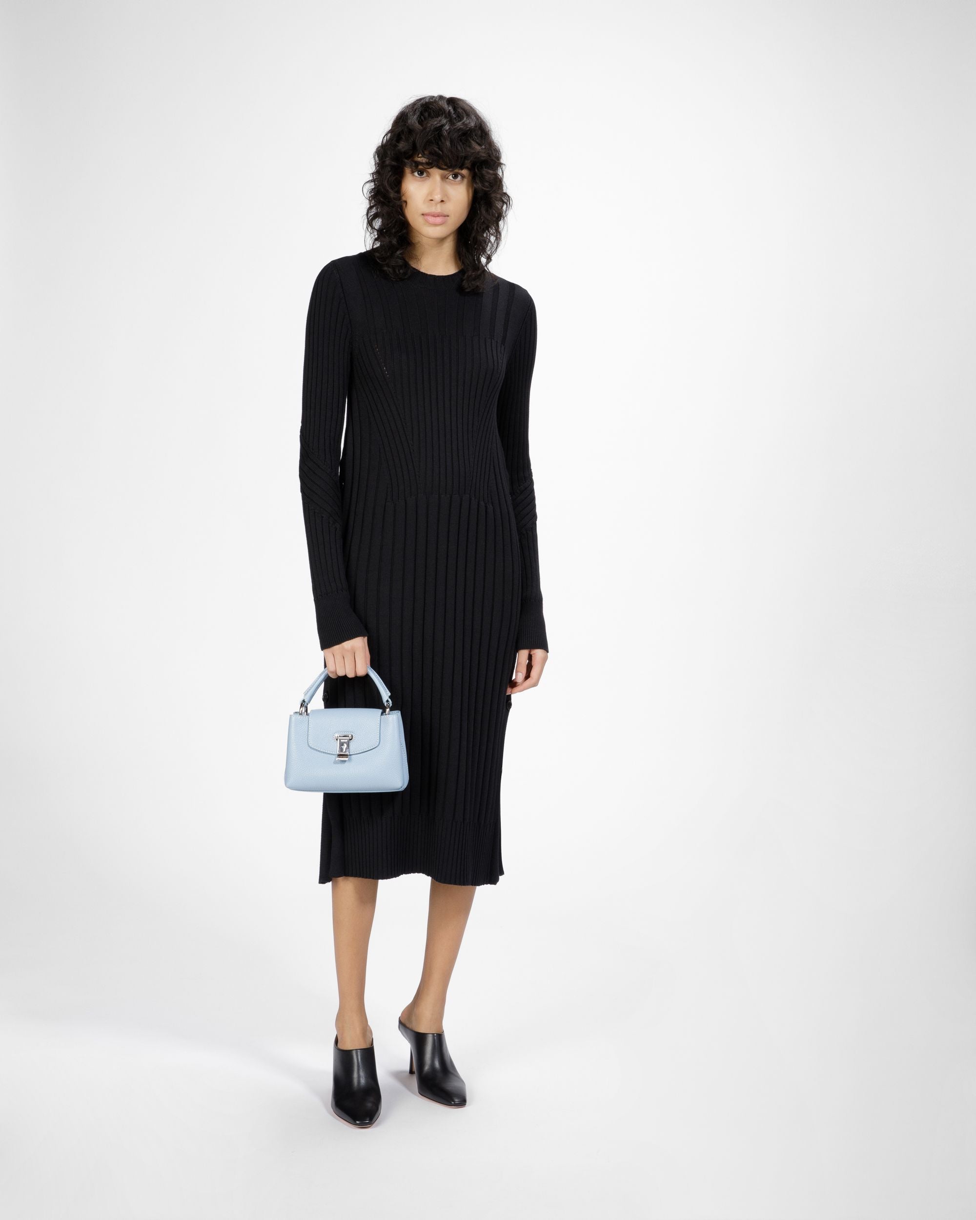 Layka Xs Borsa Mini In Pelle Azzurra - Donna - Bally - 07