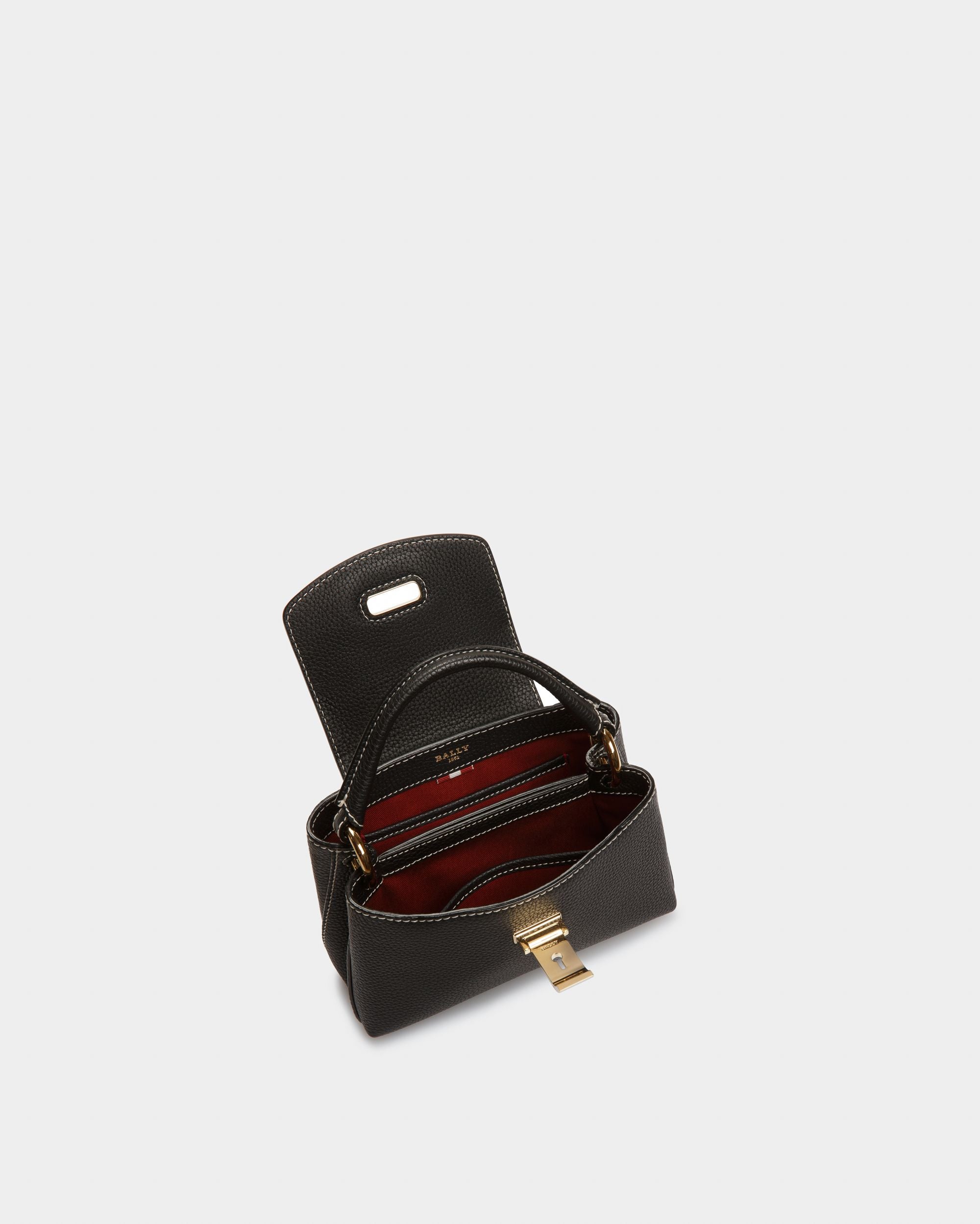 Layka Xs Borsa Mini In Pelle Nera - Donna - Bally - 05