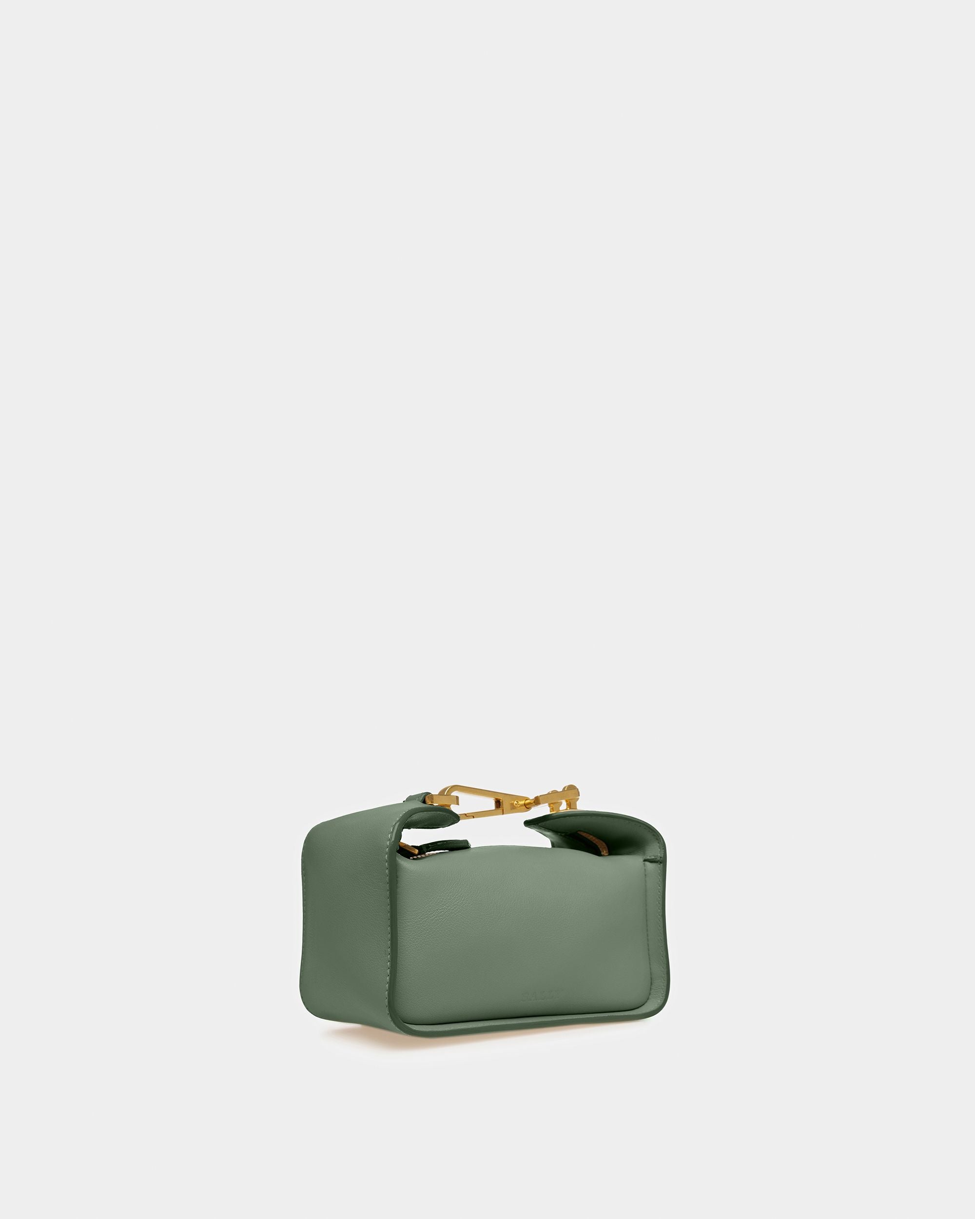 B-Hook Xs Borsa Mini In Pelle Verde Salvia - Donna - Bally - 06
