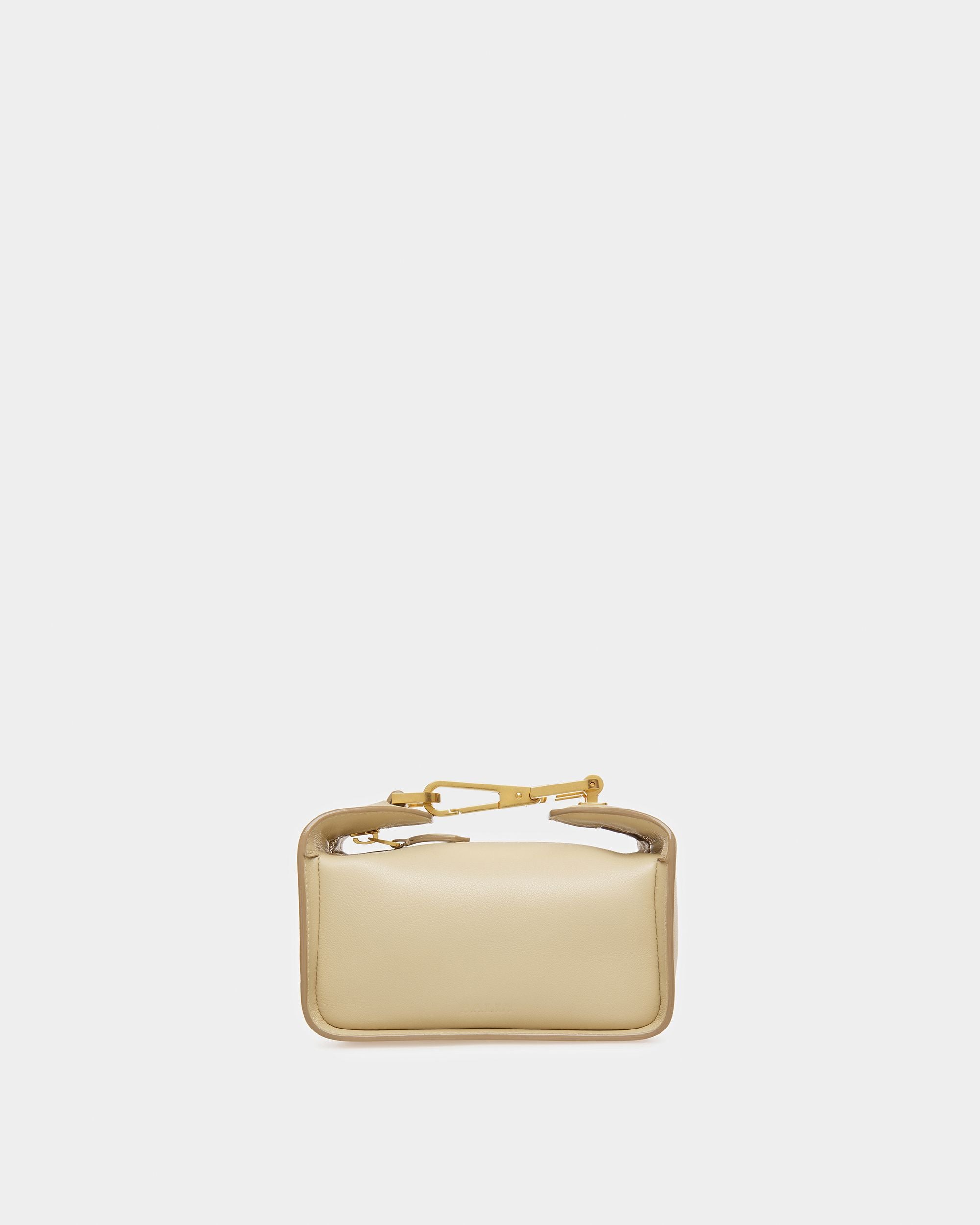 B-Hook Xs Borsa Mini In Pelle Beige Scuro - Donna - Bally - 01