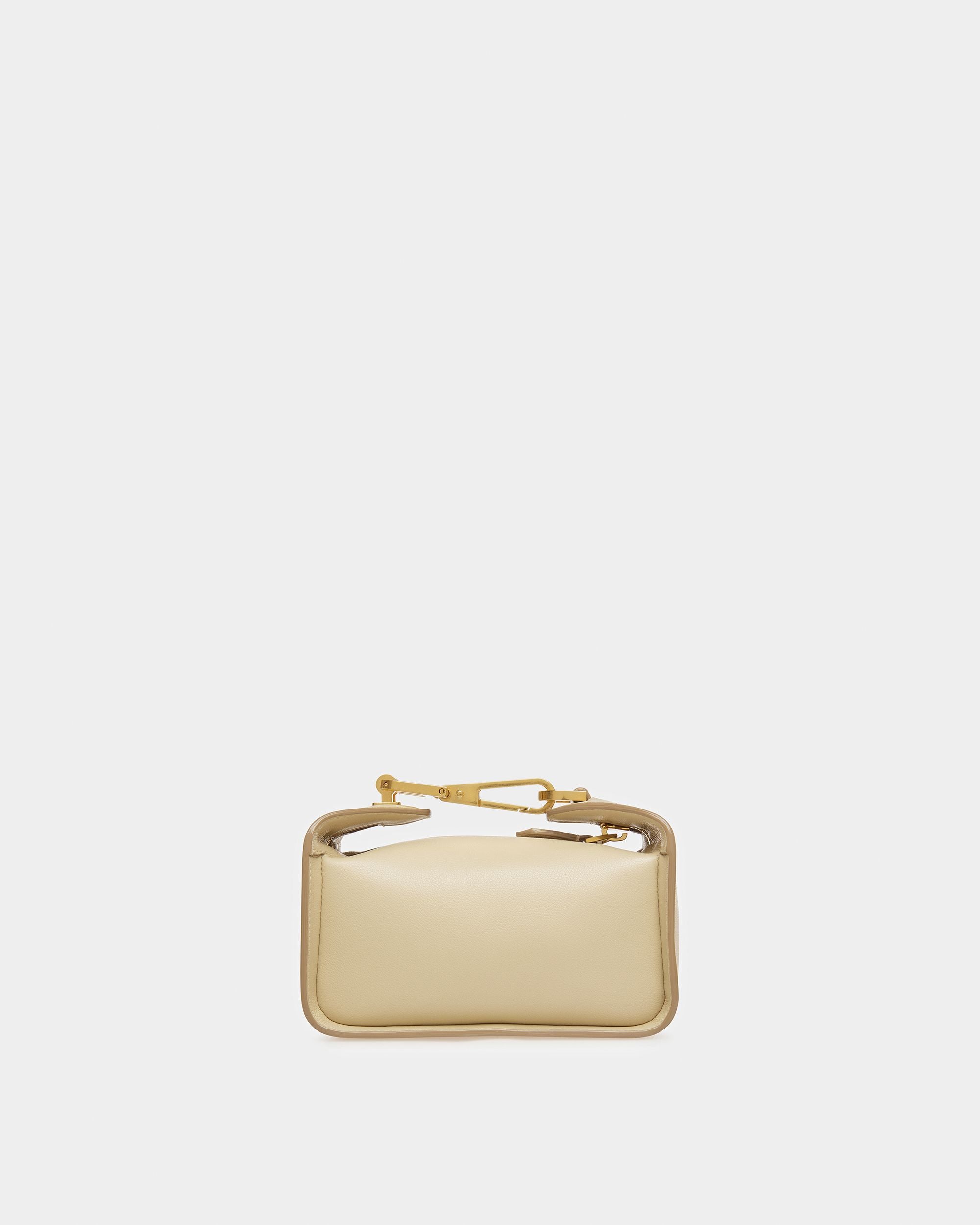 B-Hook Xs Borsa Mini In Pelle Beige Scuro - Donna - Bally - 02