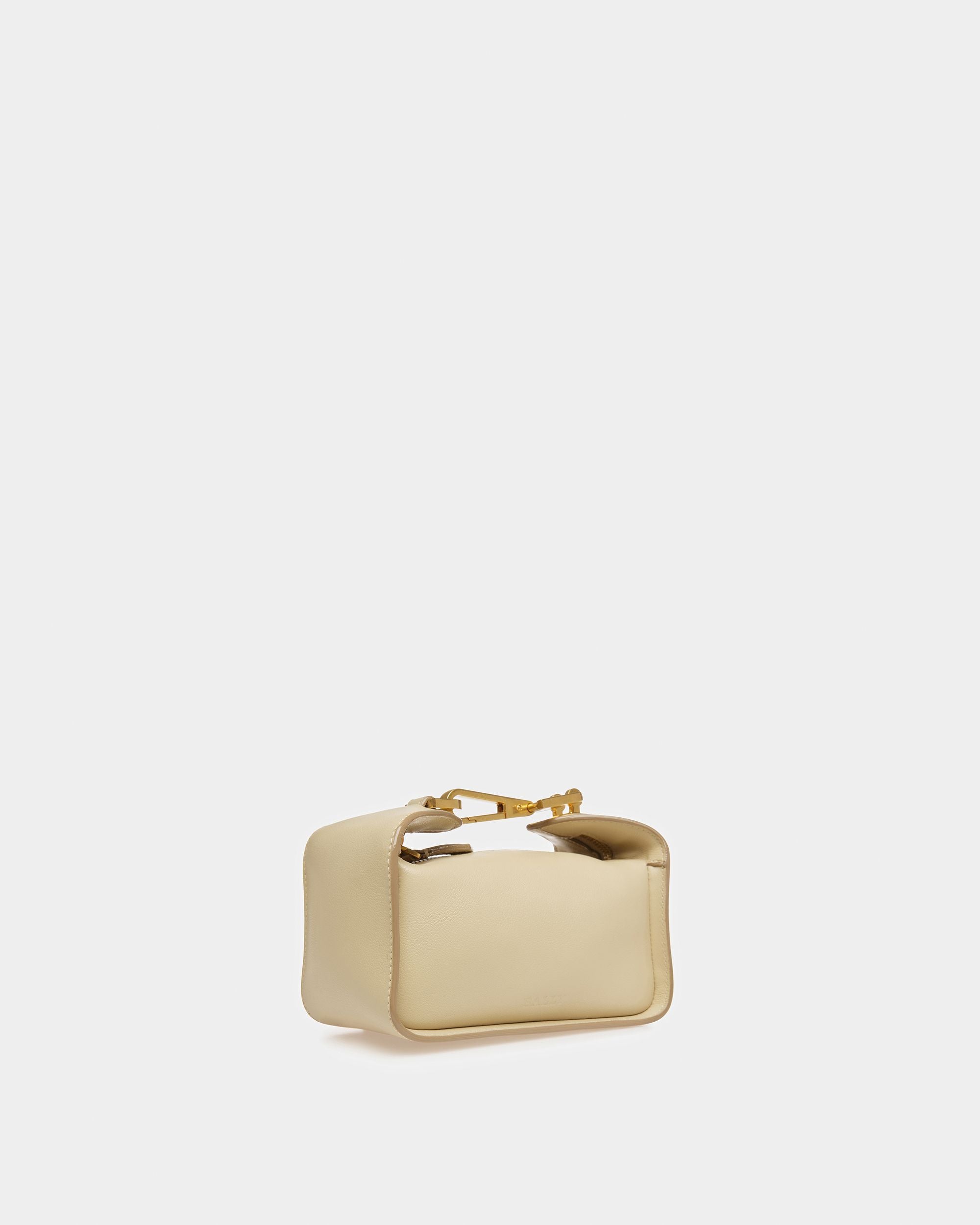 B-Hook Xs Borsa Mini In Pelle Beige Scuro - Donna - Bally - 06