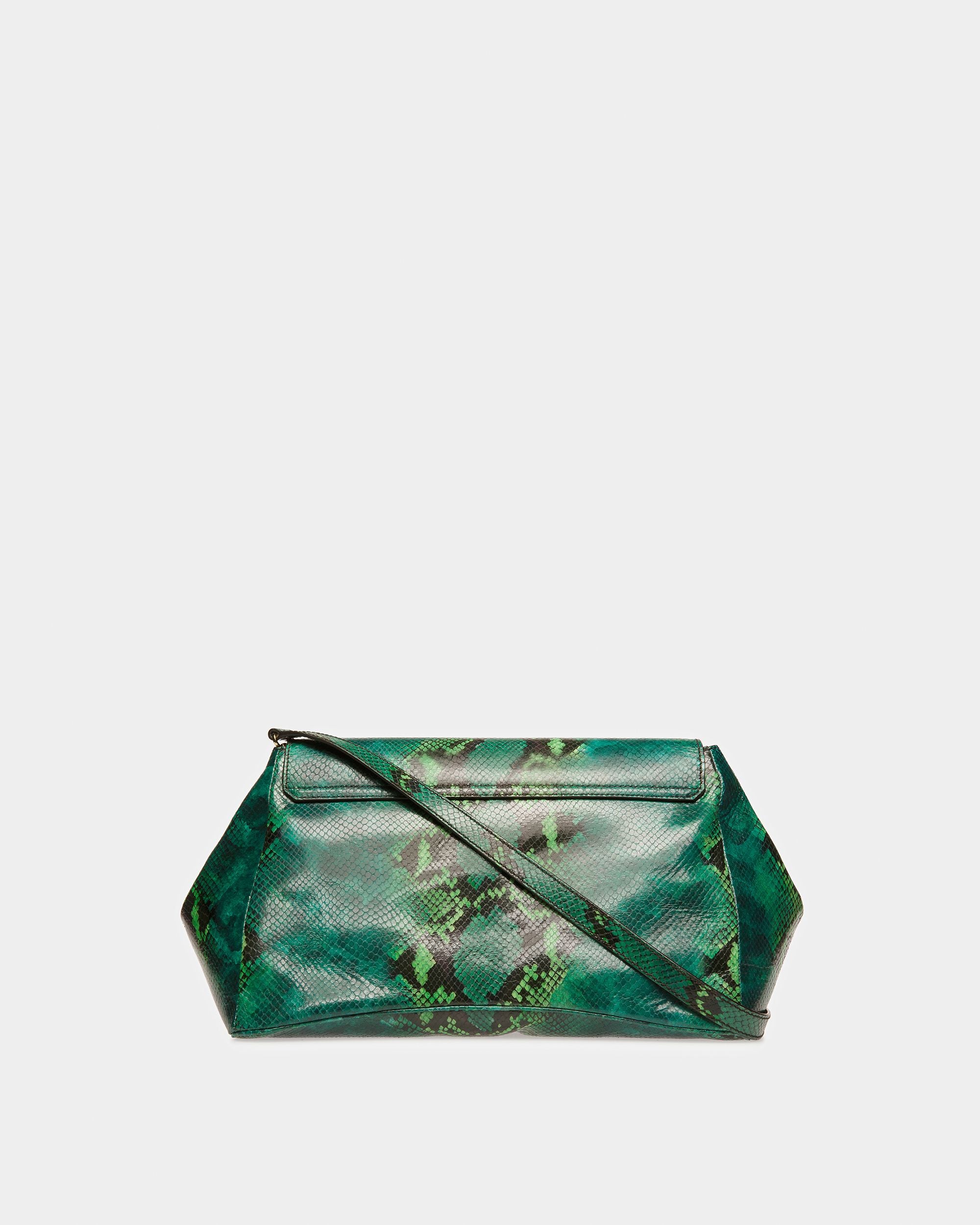 Maxi Clutch Emblem Fantasia Pitonata - Donna - Bally - 03